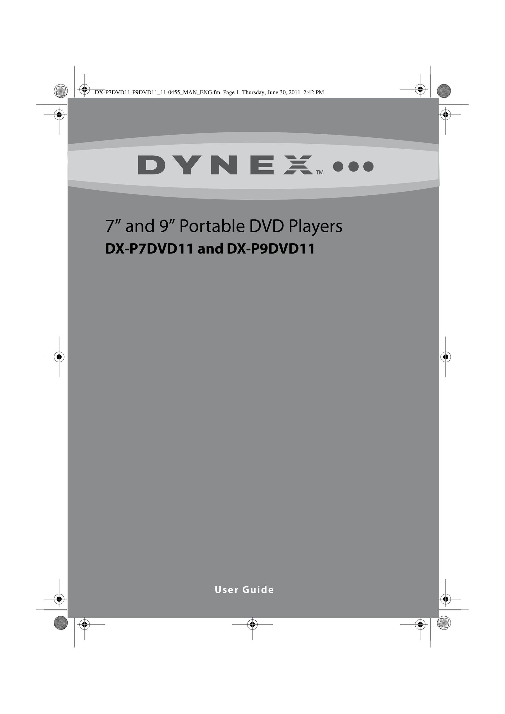 Dynex DX-P9DVD11 Portable DVD Player User Manual