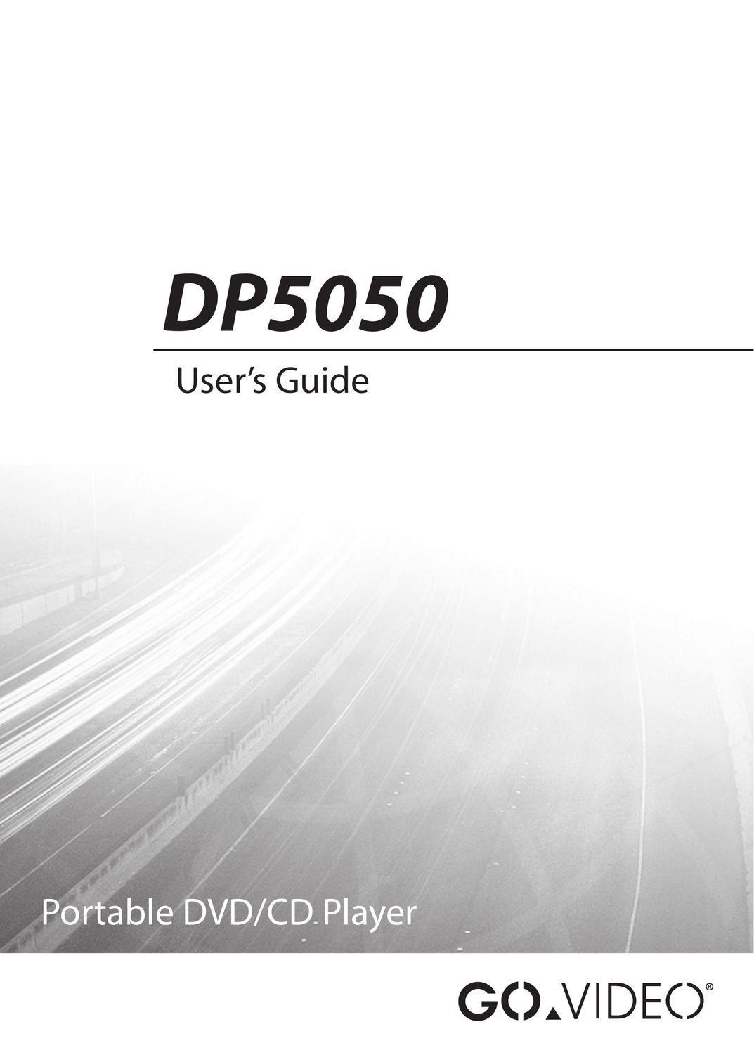 GoVideo DP 5050 Portable DVD Player User Manual