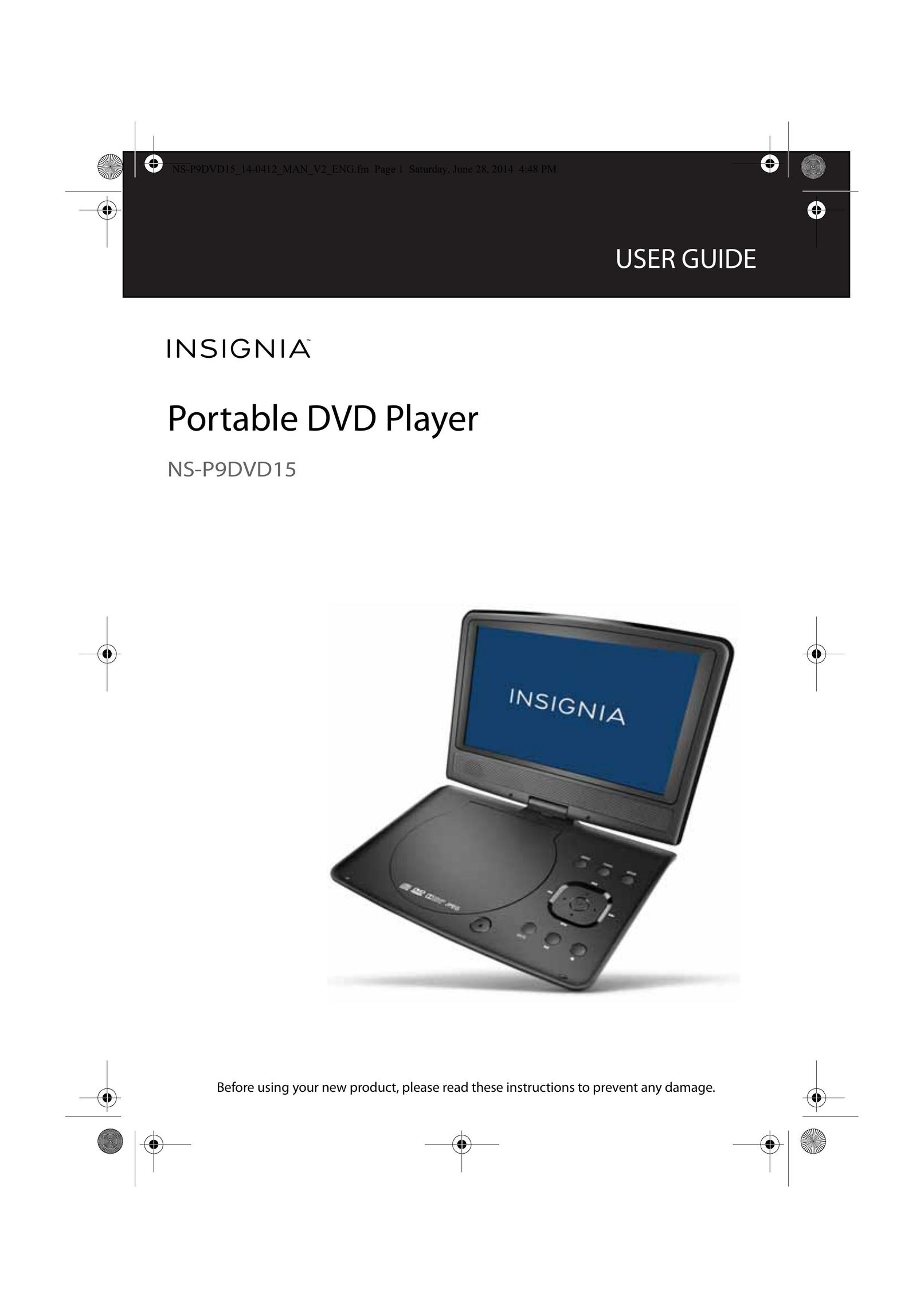 Insignia NS-P9DVD15 Portable DVD Player User Manual