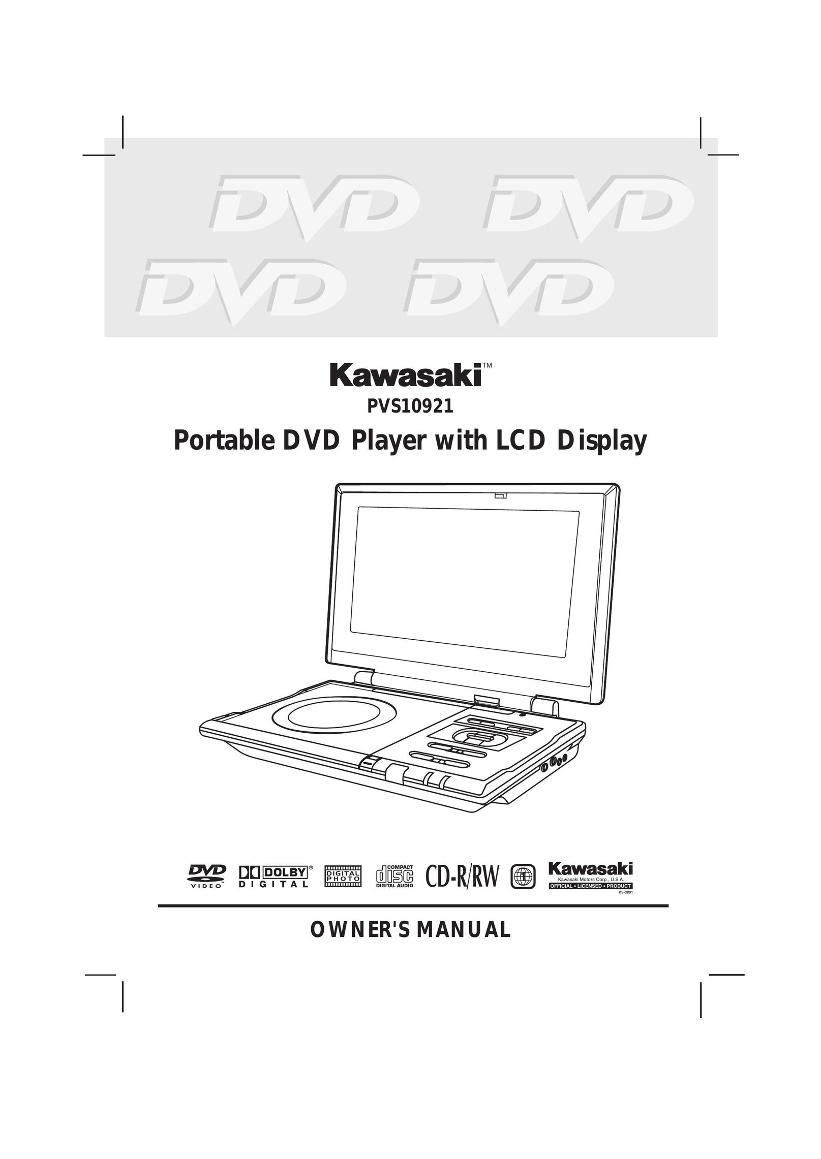 Kawasaki PVS10921 Portable DVD Player User Manual