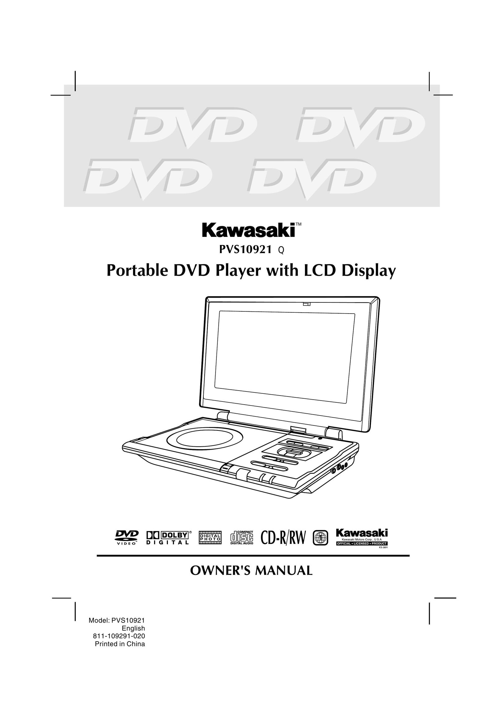 Kawasaki PVS10921 Q Portable DVD Player User Manual