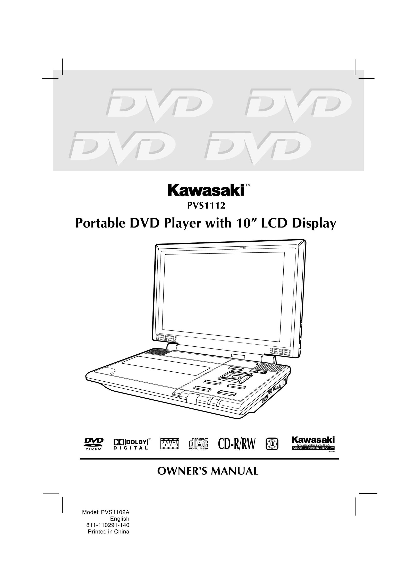 Kawasaki PVS1112 Portable DVD Player User Manual