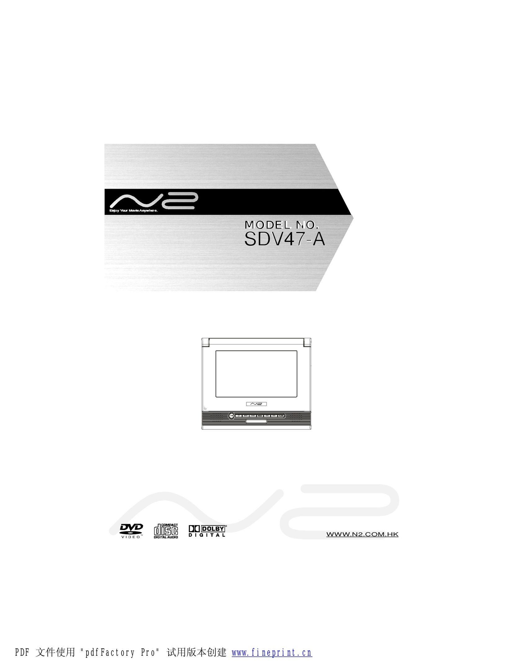 NextBase SDV47-A Portable DVD Player User Manual