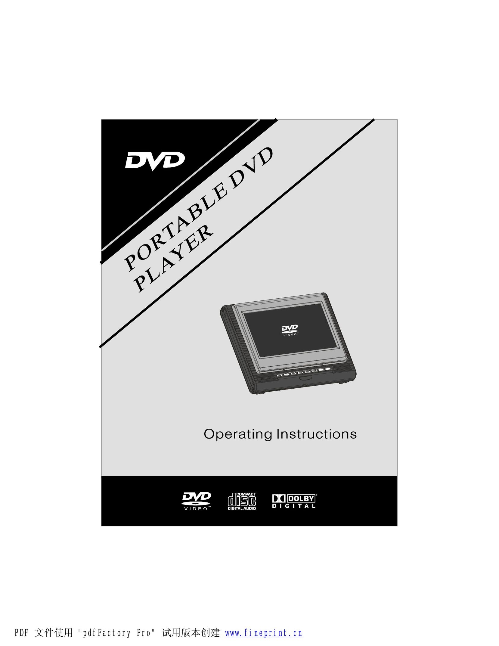 NextBase SDV77-B Portable DVD Player User Manual