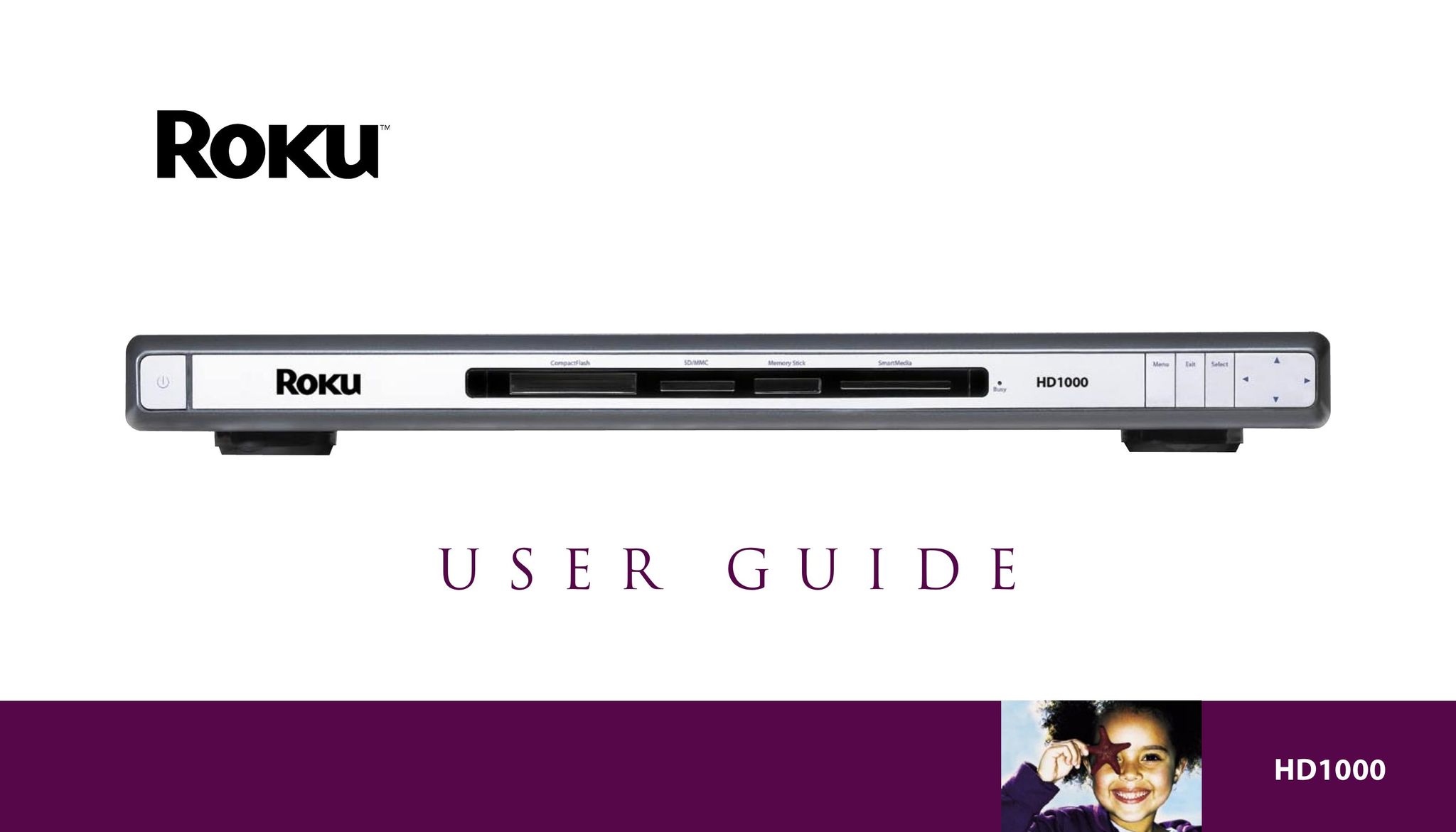 Roku HD1000 Portable DVD Player User Manual