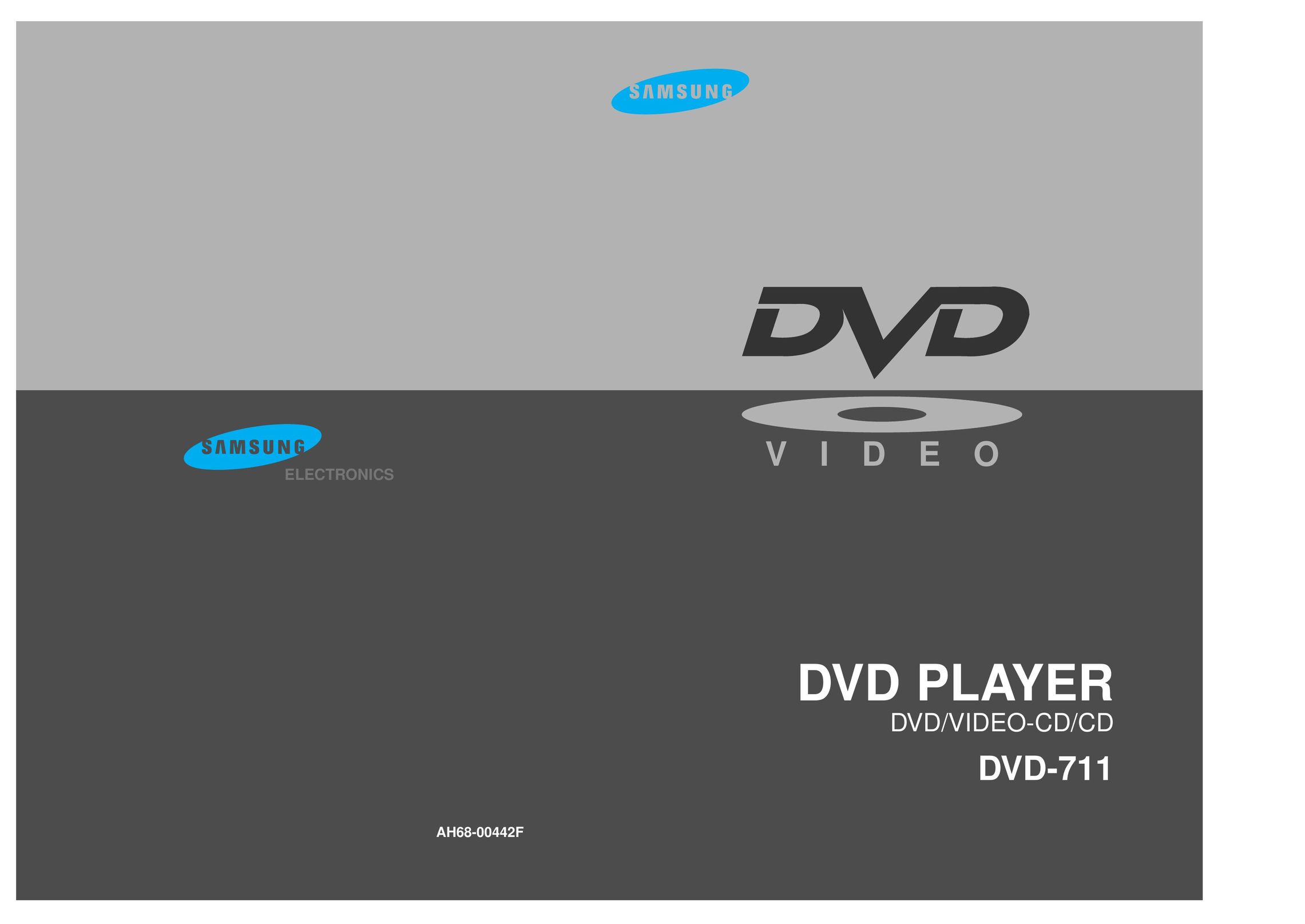 Samsung XAA Portable DVD Player User Manual
