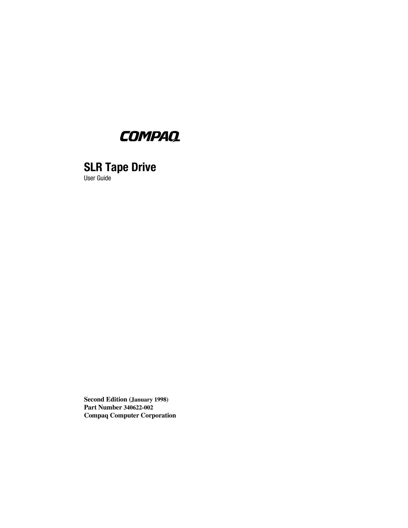 Compaq 340622-002 Portable Media Storage User Manual