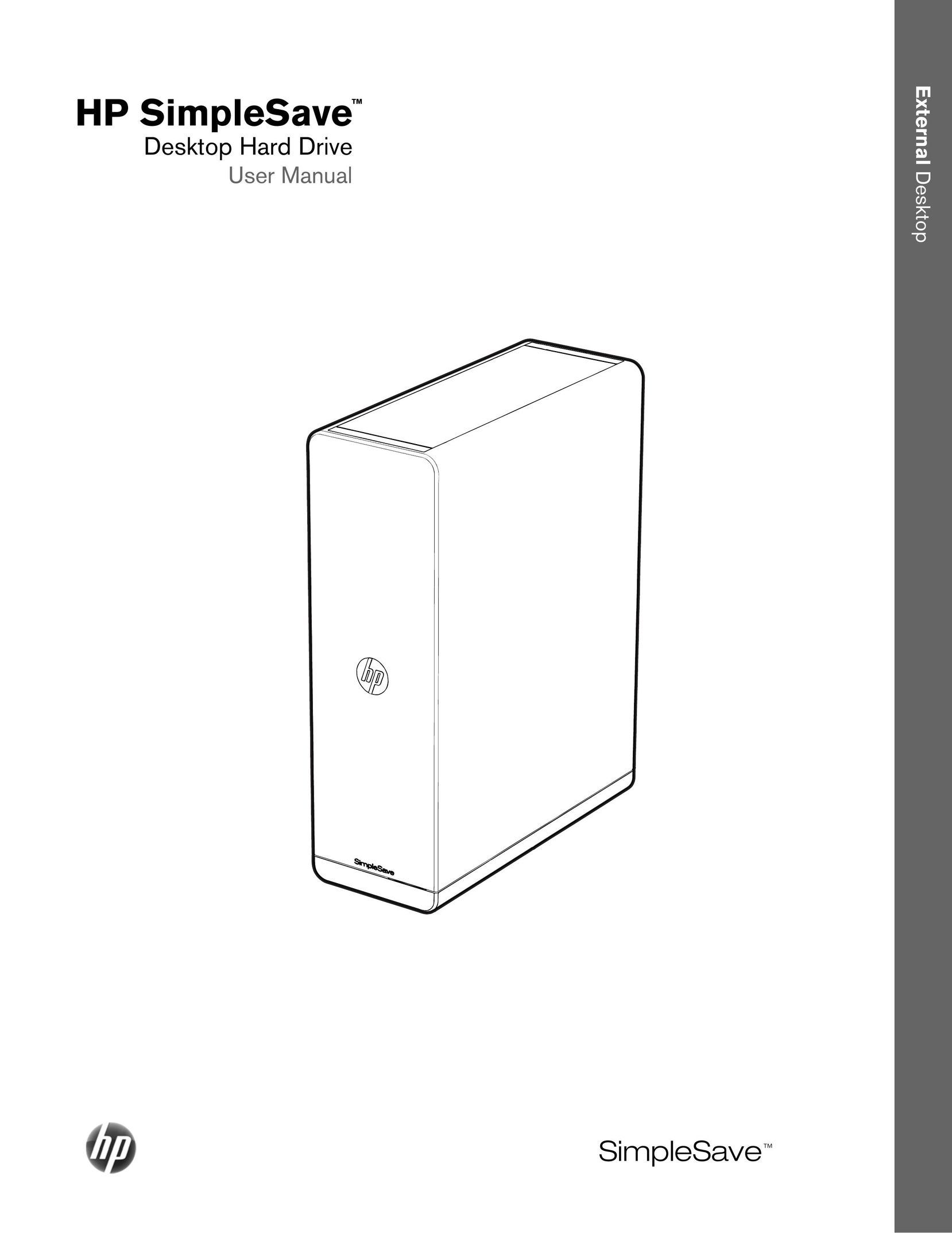 HP (Hewlett-Packard) WDBW2A0020HBK-NESN Portable Media Storage User Manual