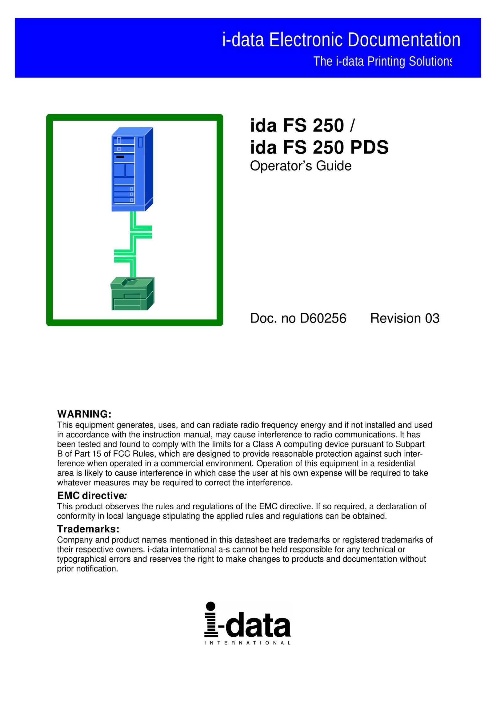 I-Data FS 250 PDS Portable Media Storage User Manual
