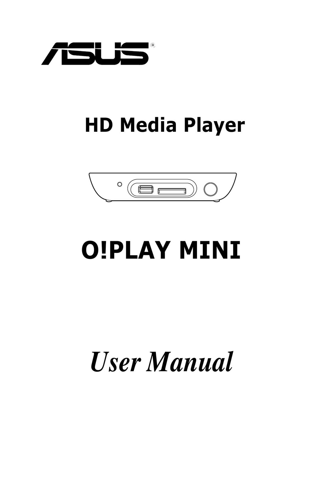 Asus OPLAYMINI1ANTSCAS Portable Multimedia Player User Manual