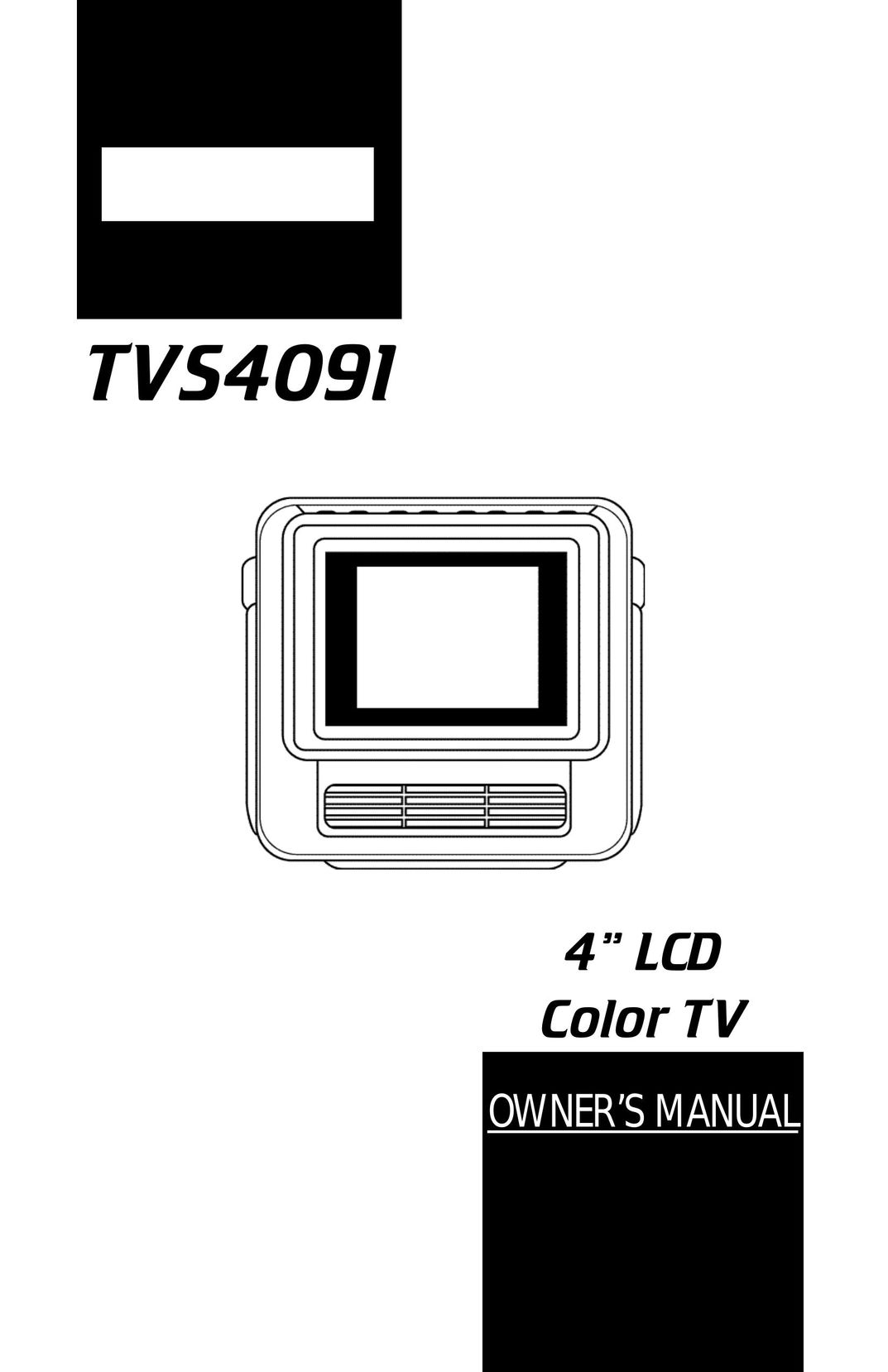 Clarion TVS4091 Portable Multimedia Player User Manual