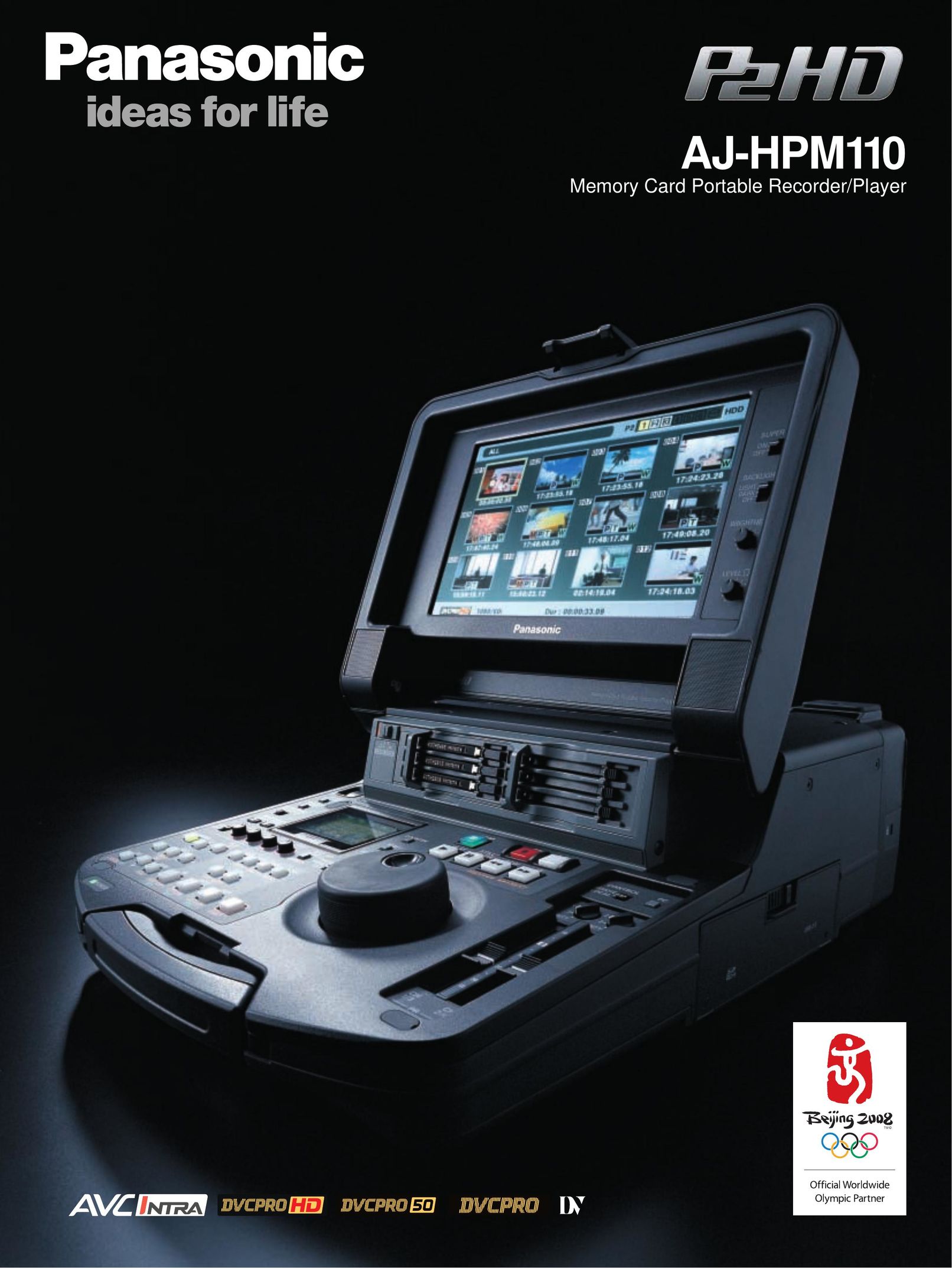 Panasonic AJ-HPM110 Portable Multimedia Player User Manual