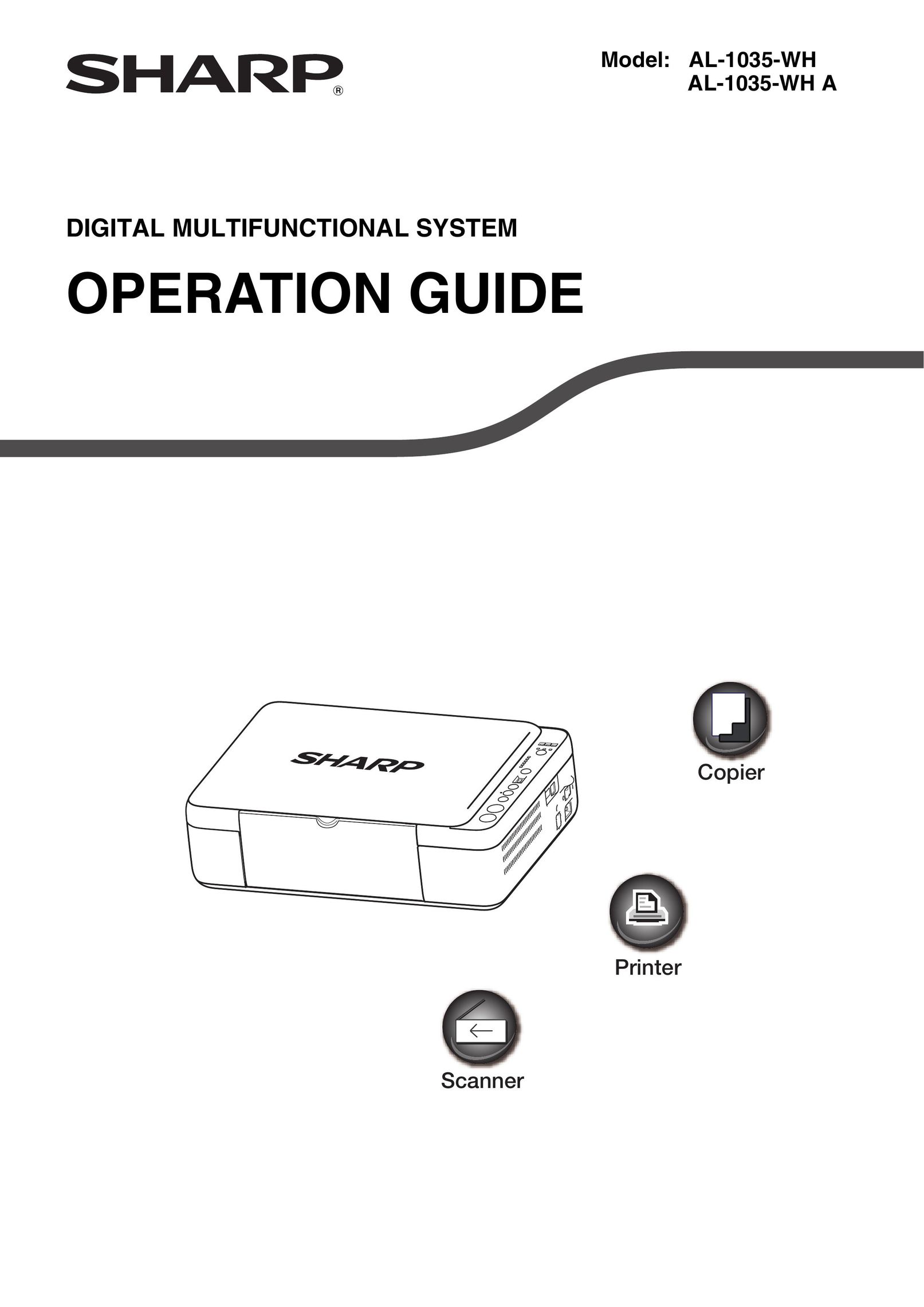 Sharp AL-1035-WH Portable Multimedia Player User Manual