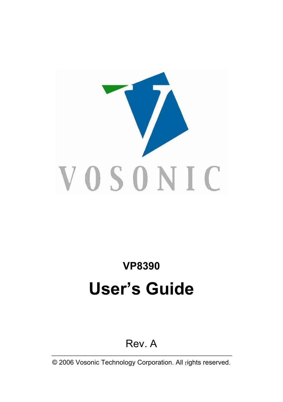 Vosonic VP8390 Portable Multimedia Player User Manual