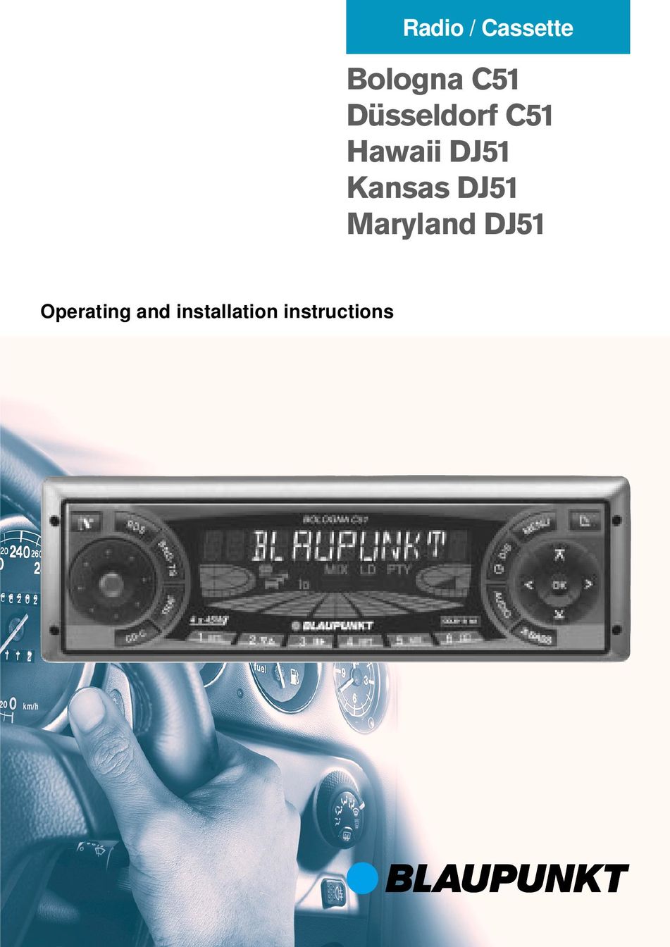 Blaupunkt Kansas DJ51 Portable Radio User Manual