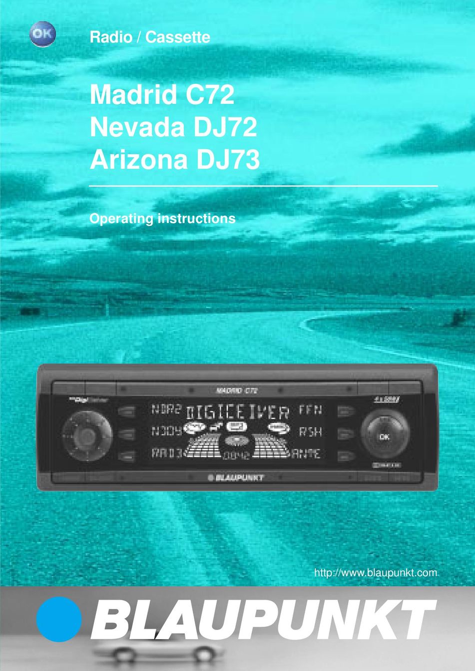 Blaupunkt Nevada DJ72 Portable Radio User Manual