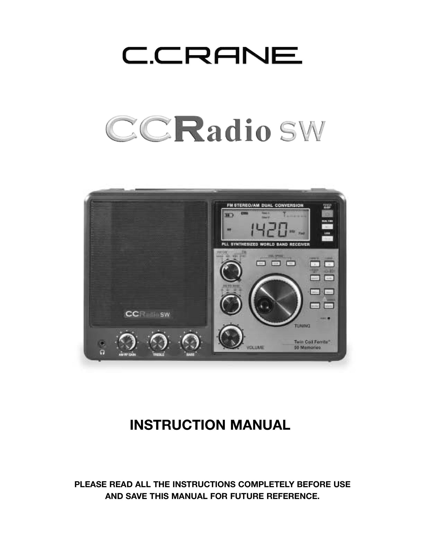 C. Crane CCRadio SW Portable Radio User Manual