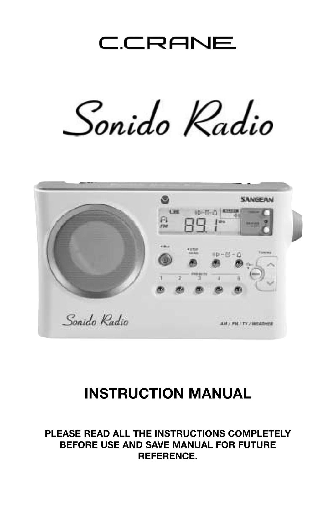 C. Crane PR-D4VW Portable Radio User Manual
