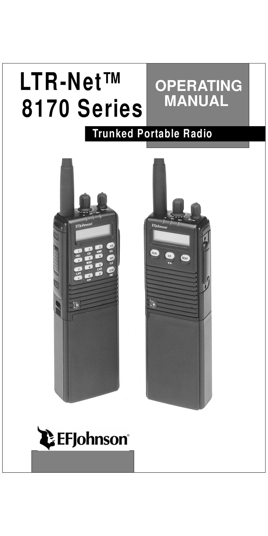 EFJohnson 002-8170-001 Portable Radio User Manual