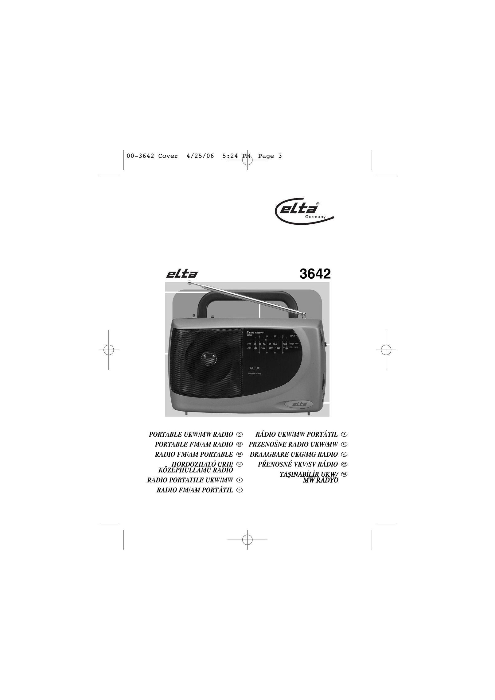 Elta 3642 Portable Radio User Manual