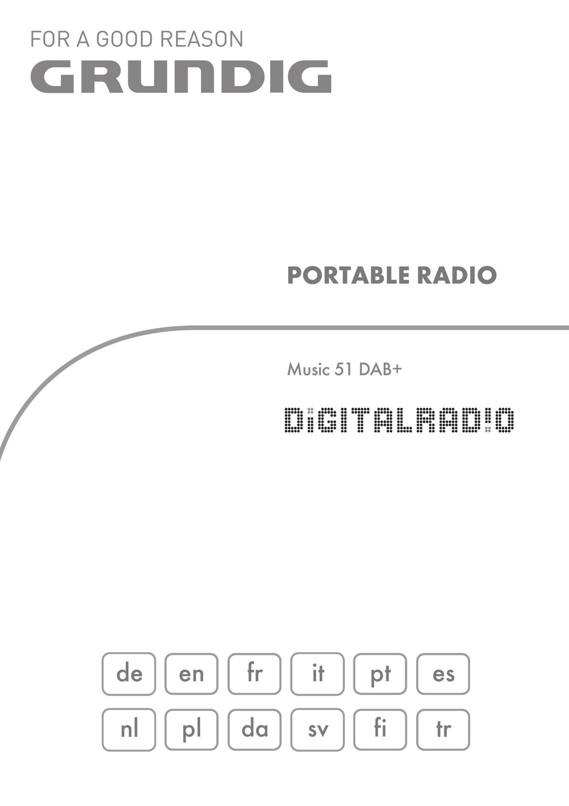 Grundig Music 51 DAB+ Portable Radio User Manual