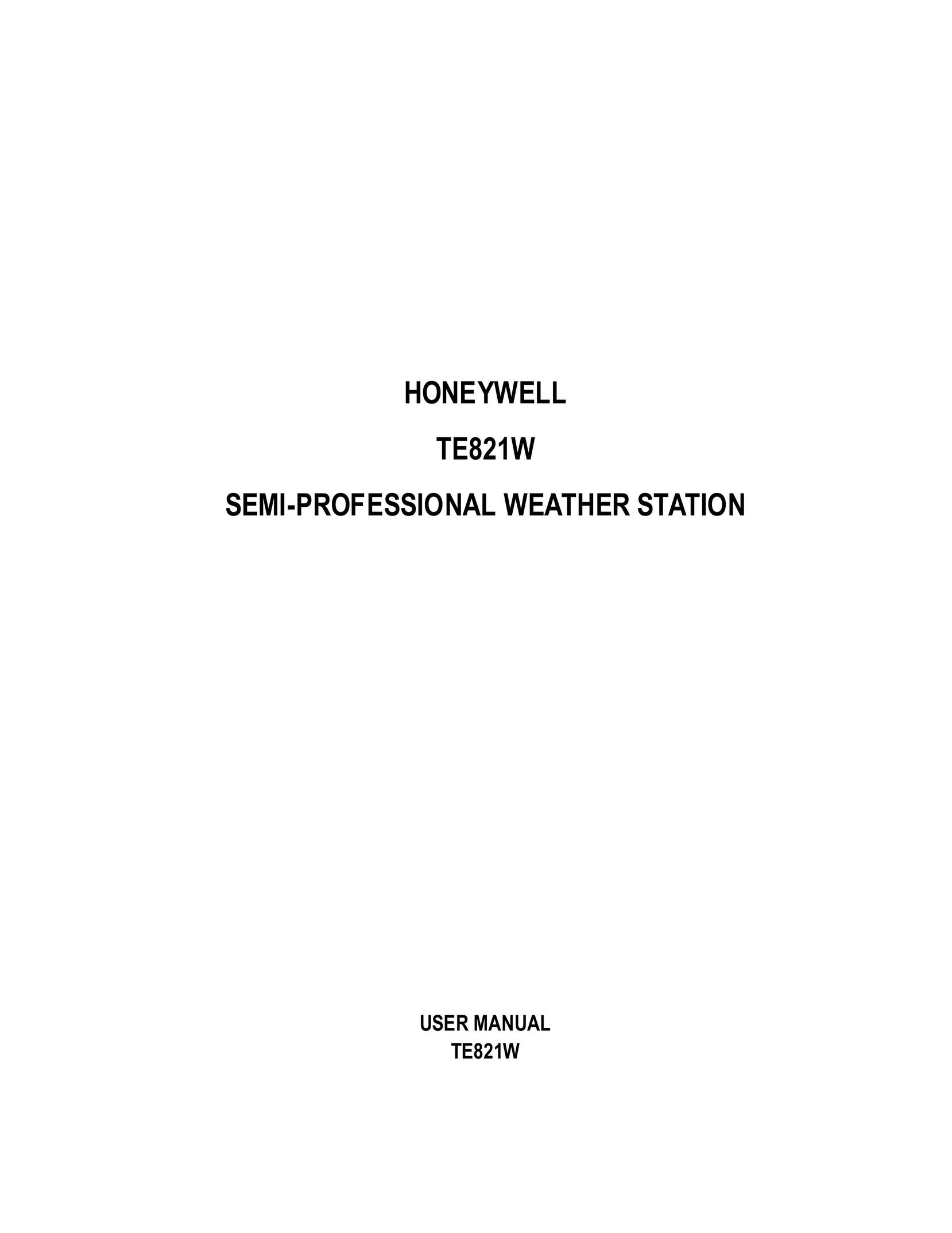 Honeywell TE821WD Portable Radio User Manual