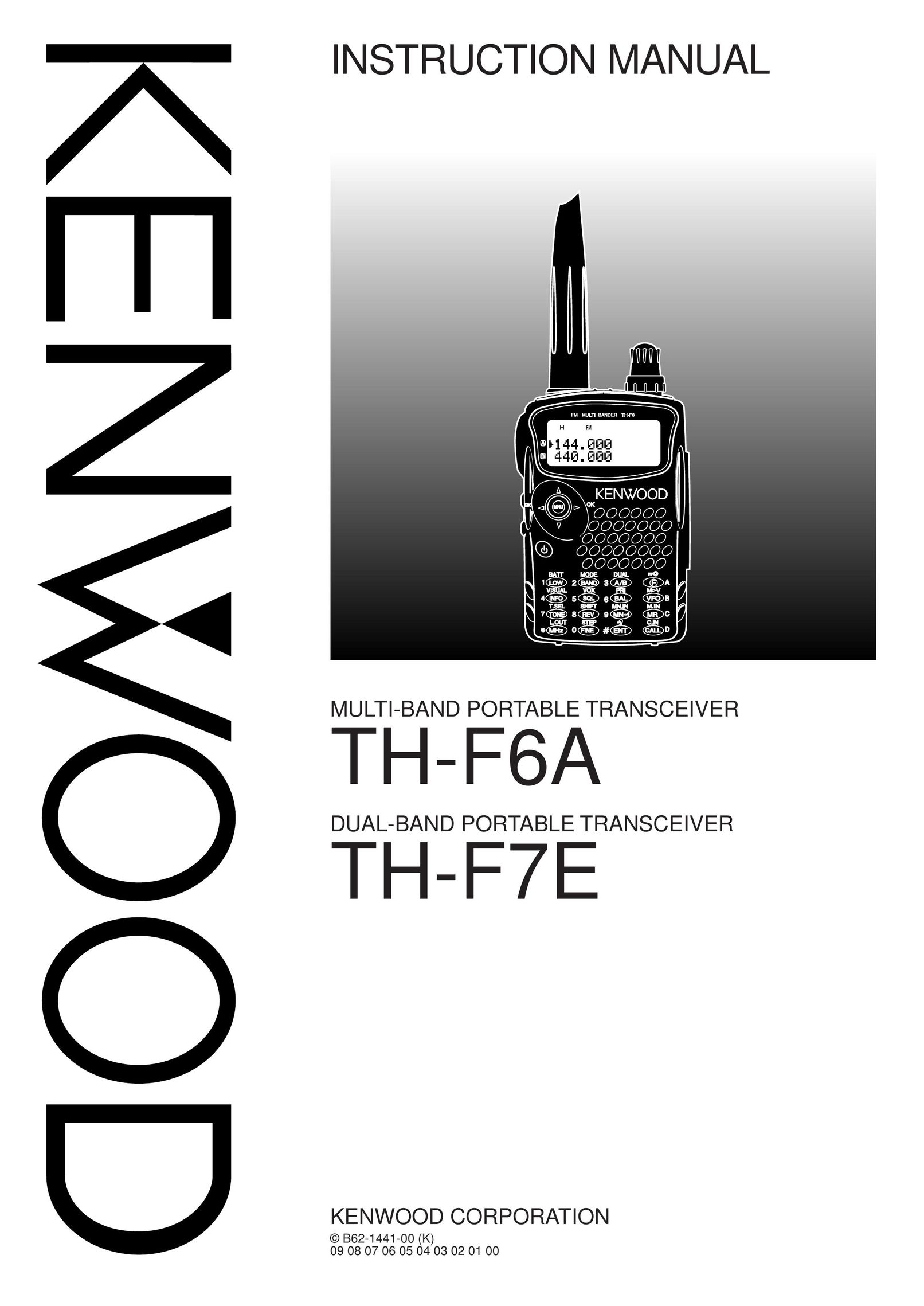 Kenwood TH-F7E Portable Radio User Manual
