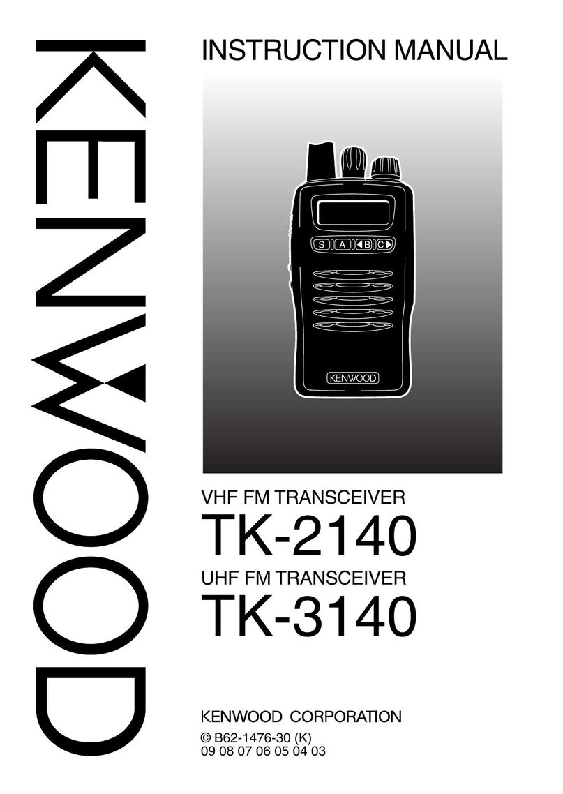 Kenwood TK-2140 Portable Radio User Manual