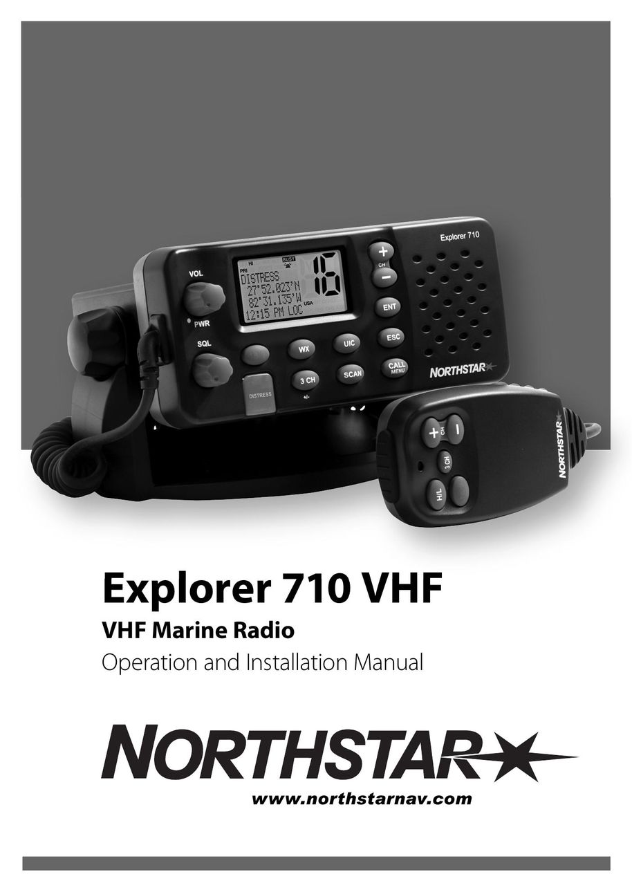 NorthStar Navigation 710 VHF Portable Radio User Manual