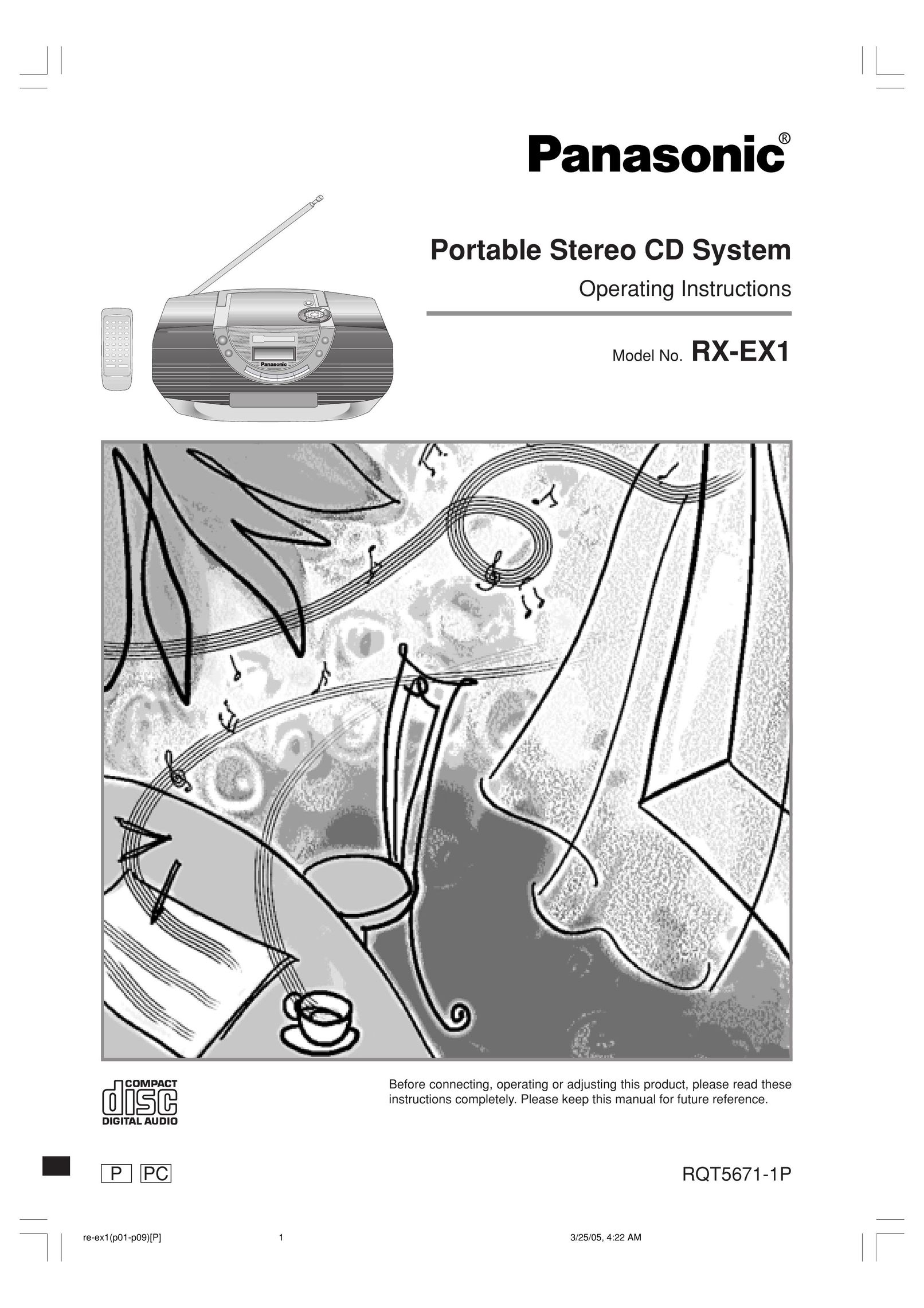 Panasonic RX-EX1 Portable Radio User Manual