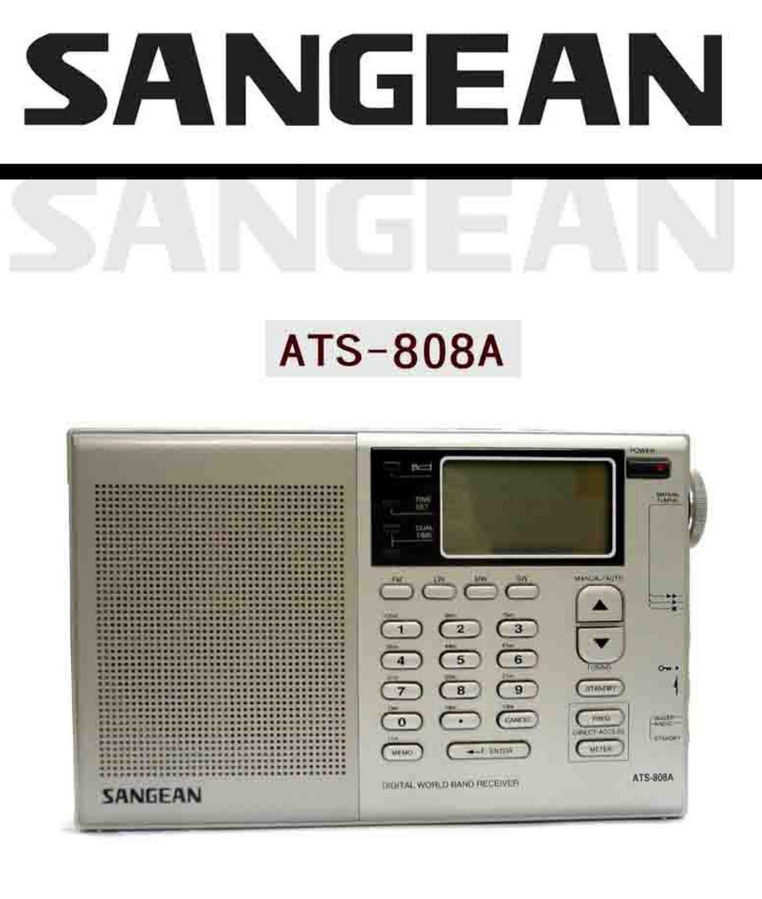 Sangean Electronics ATS-808A Portable Radio User Manual