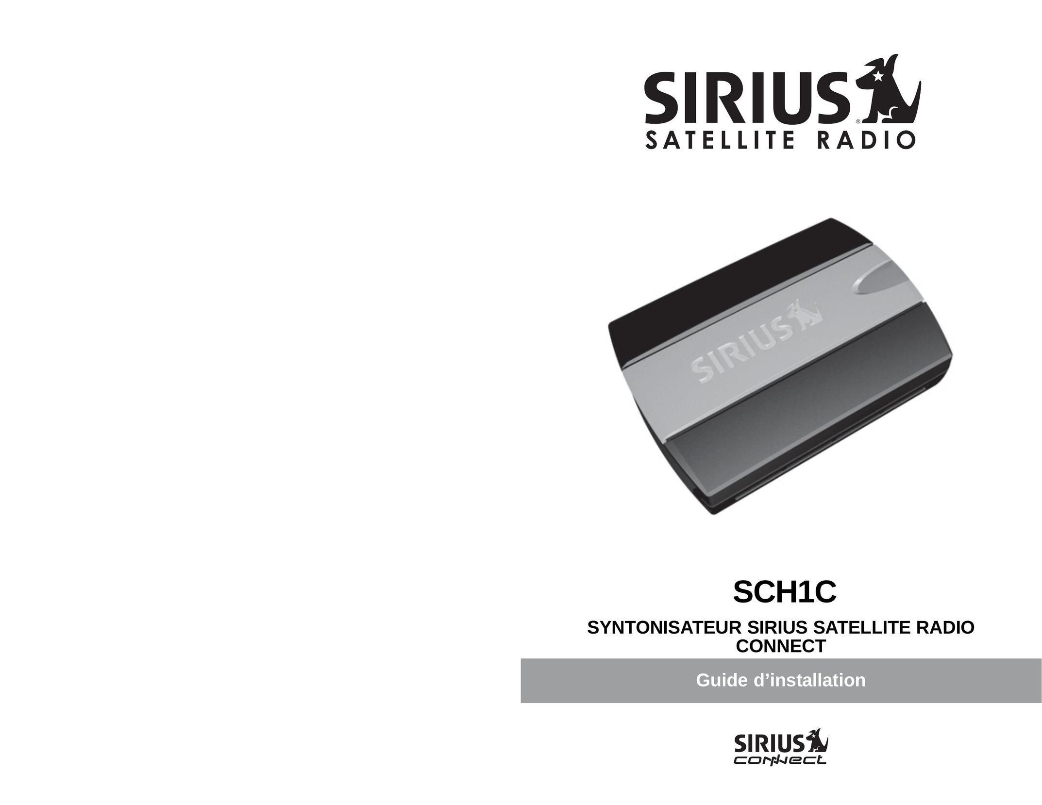 Sirius Satellite Radio SCH1C Portable Radio User Manual
