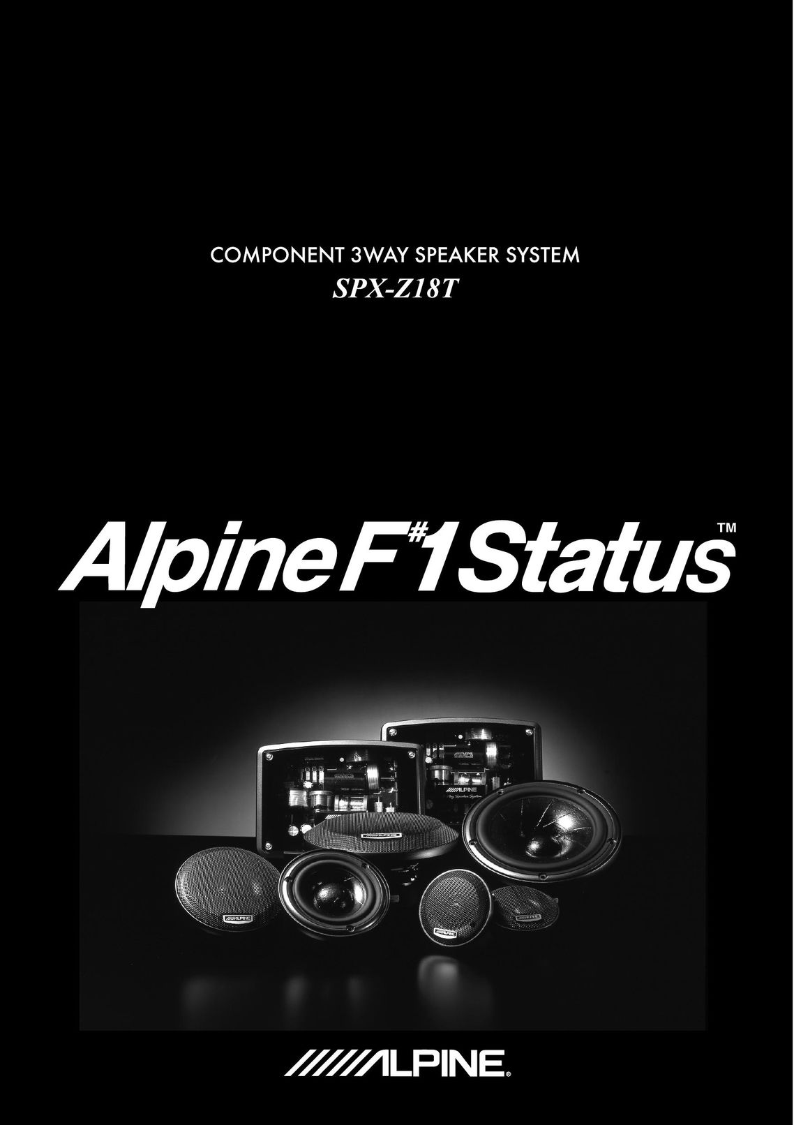 Alpine SPX-Z18T Portable Speaker User Manual