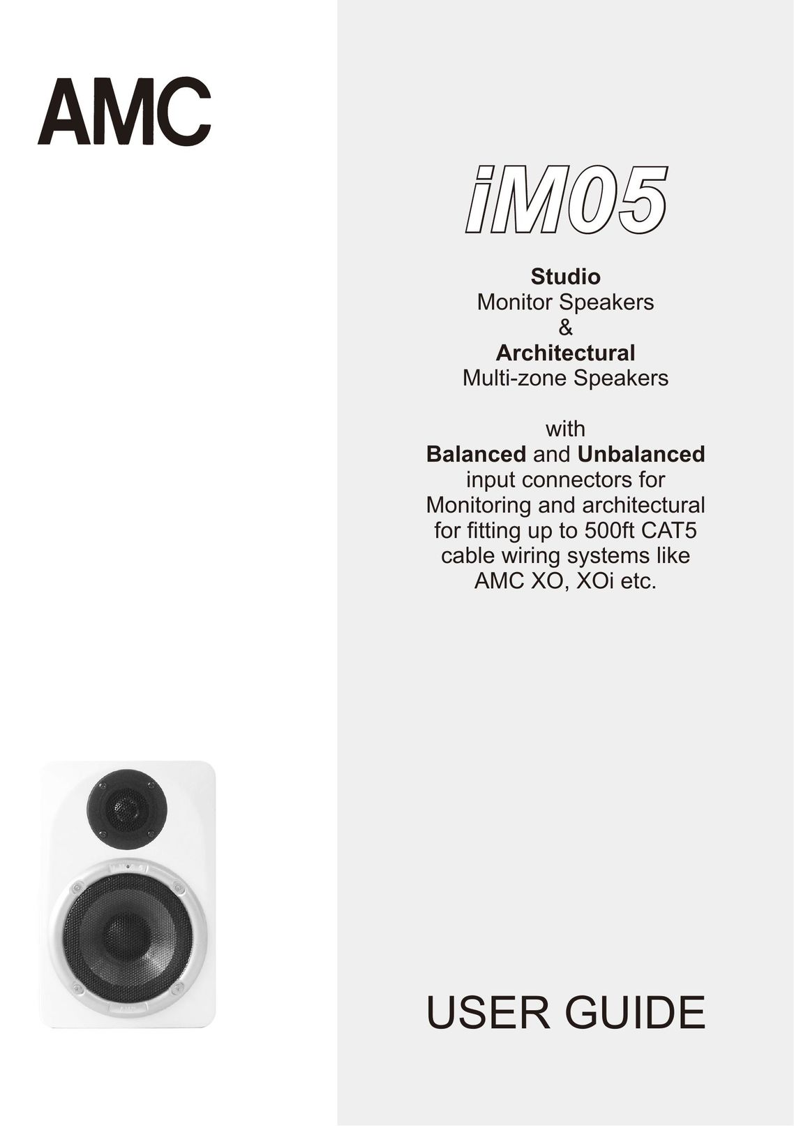 AMC iM05 Portable Speaker User Manual
