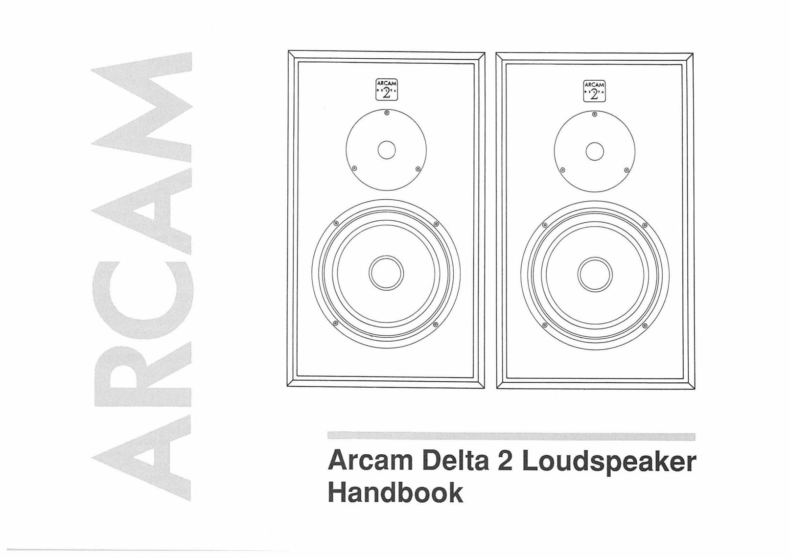Arcam Delta 2 Portable Speaker User Manual