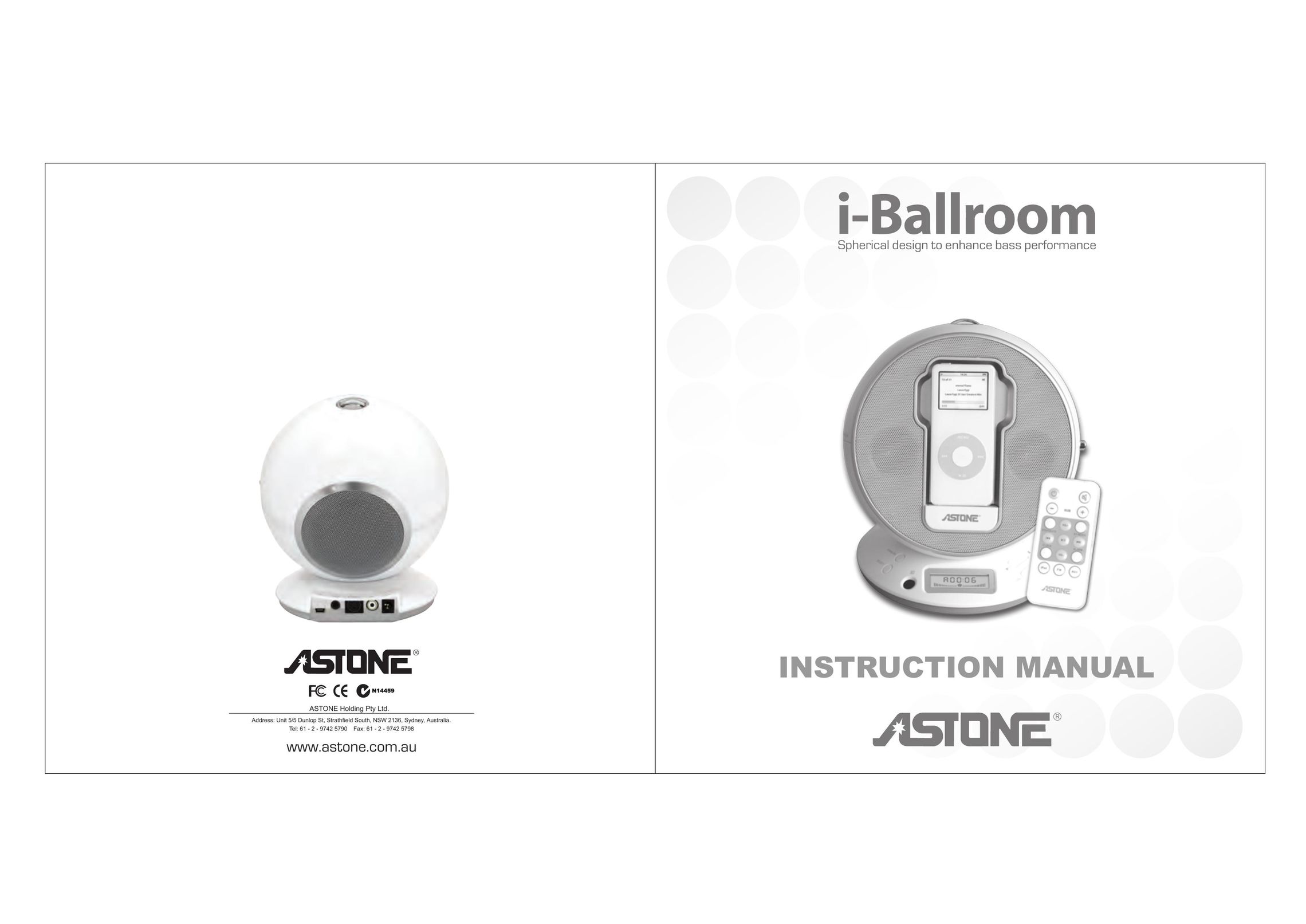 Astone Holdings Pty high quality speaker system Portable Speaker User Manual