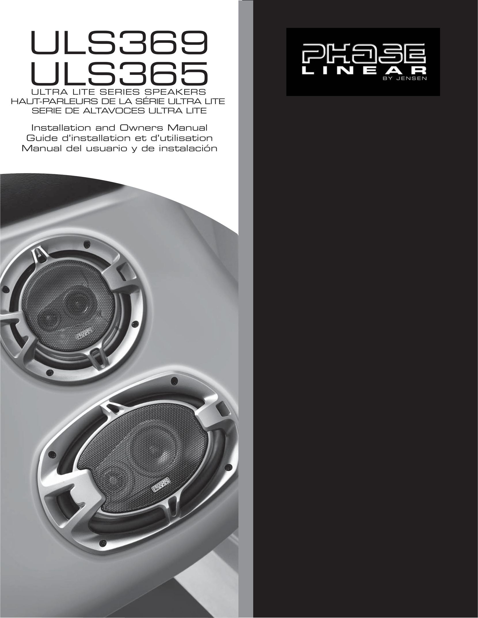 Audiovox ULS369 Portable Speaker User Manual