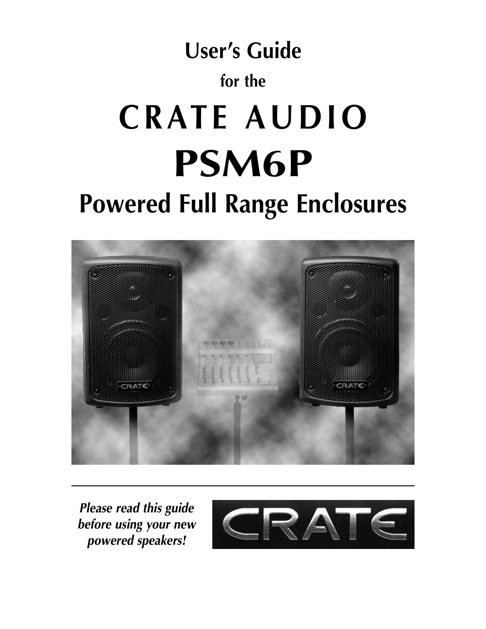 Crate Amplifiers PSM6P Portable Speaker User Manual