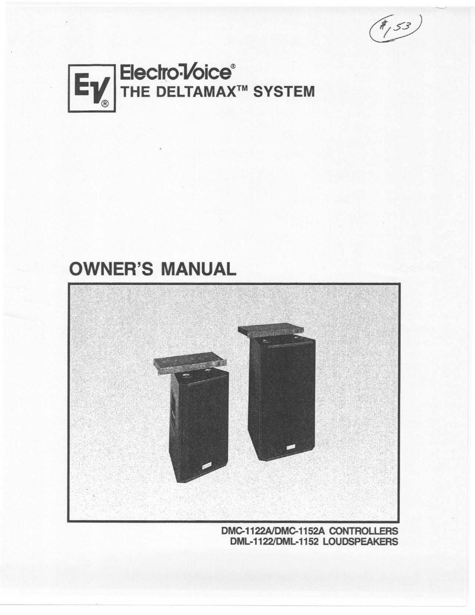 Electro-Voice DMC-1152A Portable Speaker User Manual