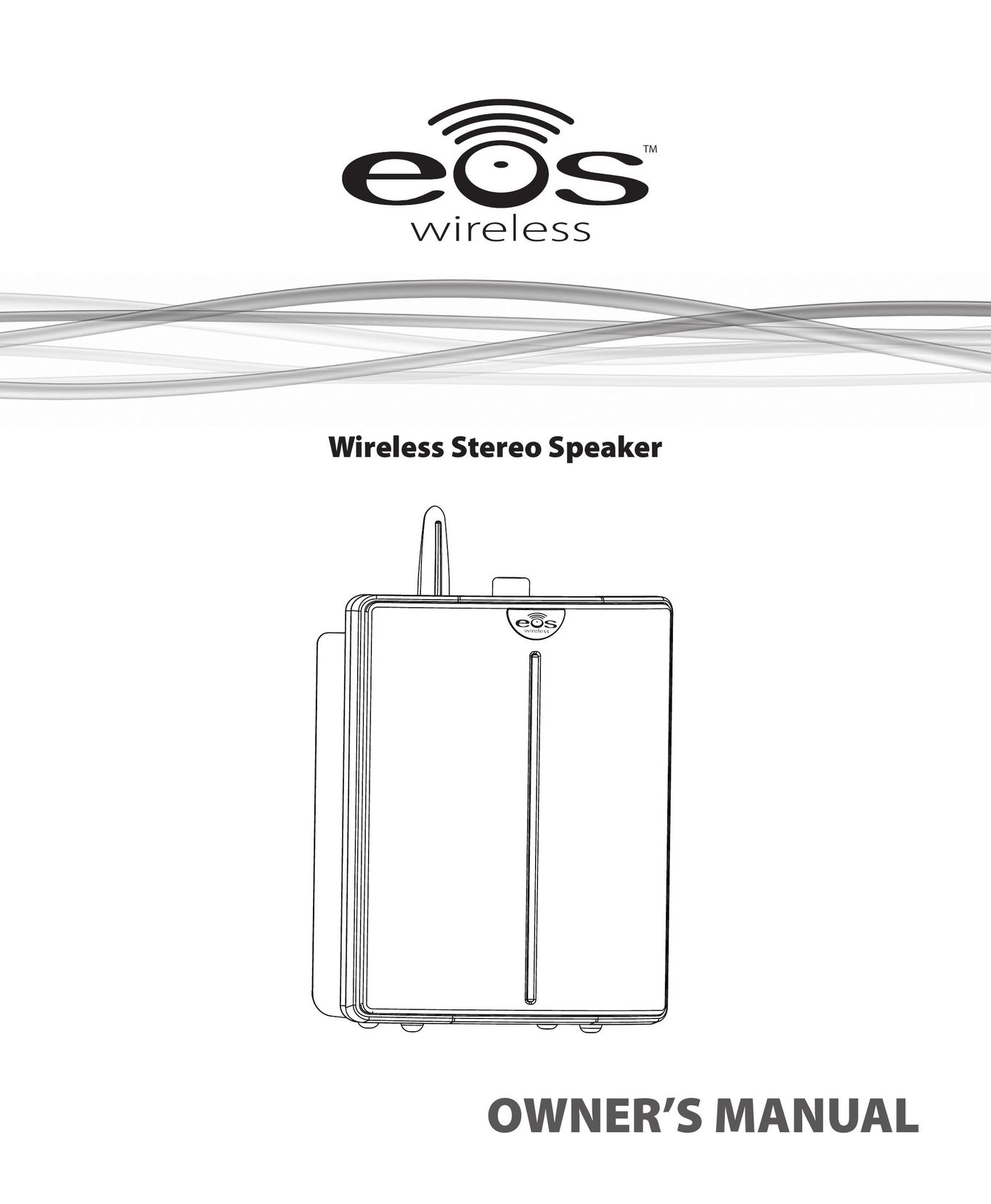 Eos Wireless Wireless Stereo Speaker Portable Speaker User Manual