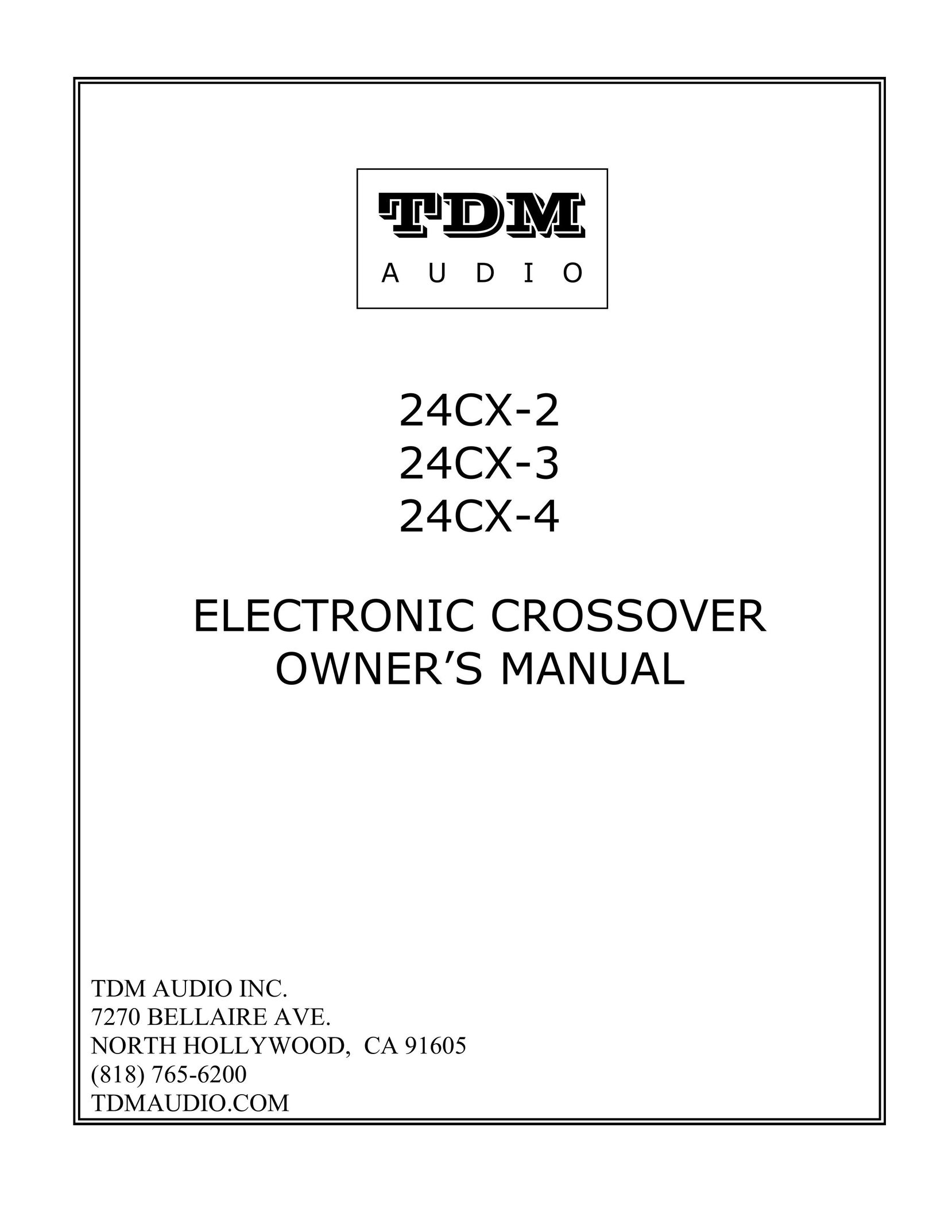 Hollywood 24CX-2 Portable Speaker User Manual