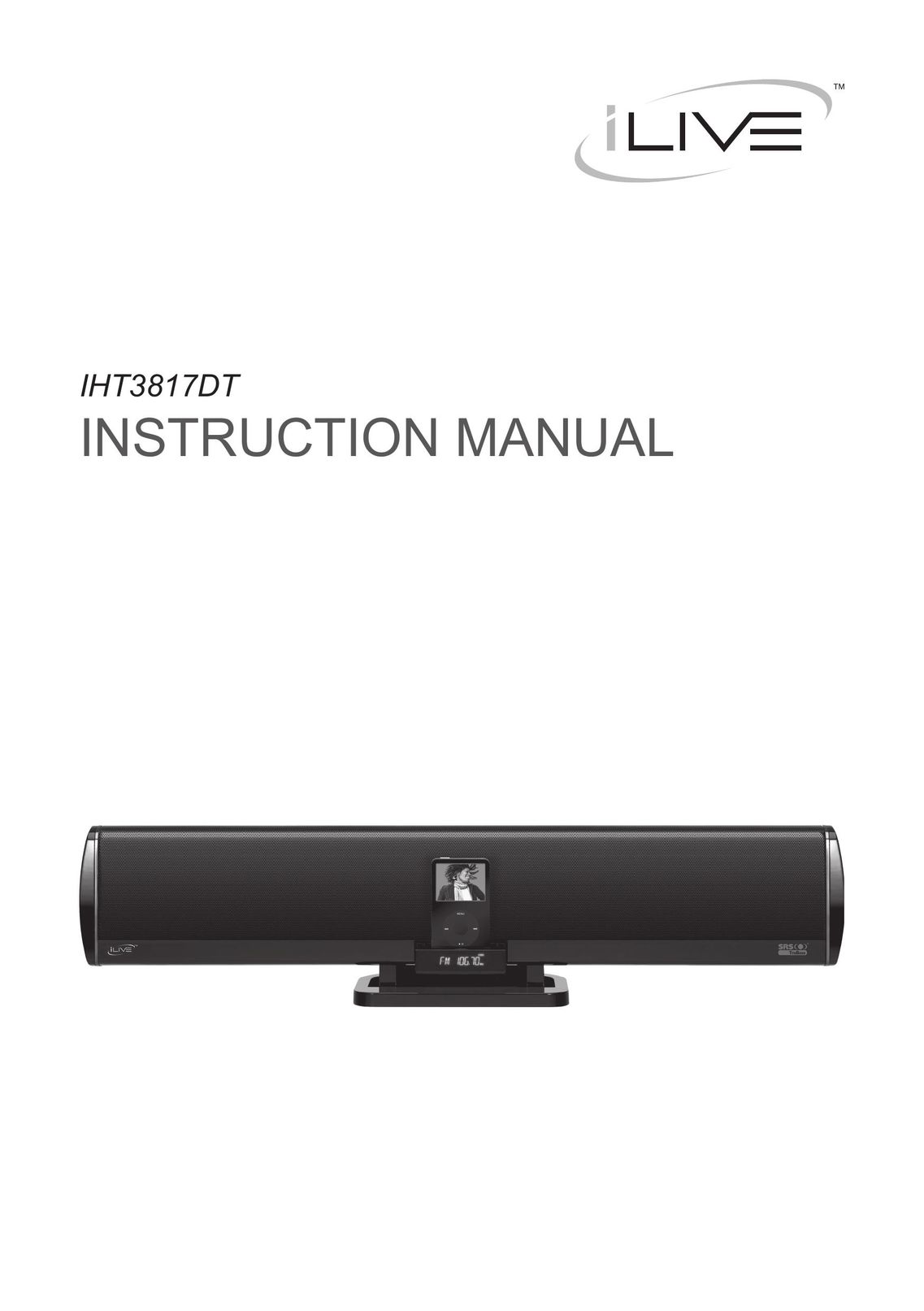 iLive IHT3817DT Portable Speaker User Manual