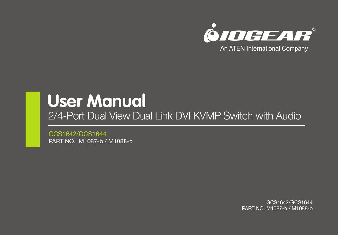 IOGear GCS1642 Portable Speaker User Manual