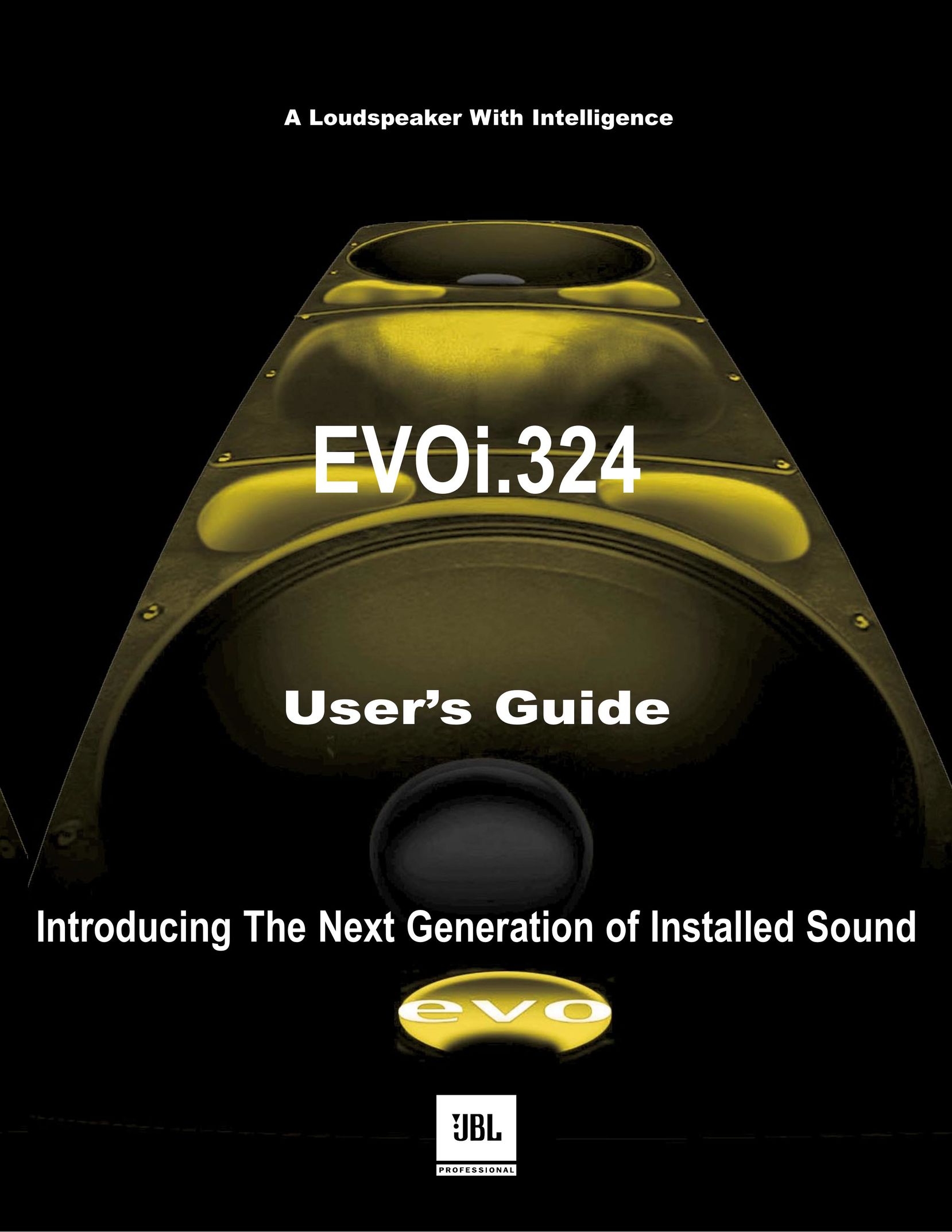 JBL EVO1.324 Portable Speaker User Manual