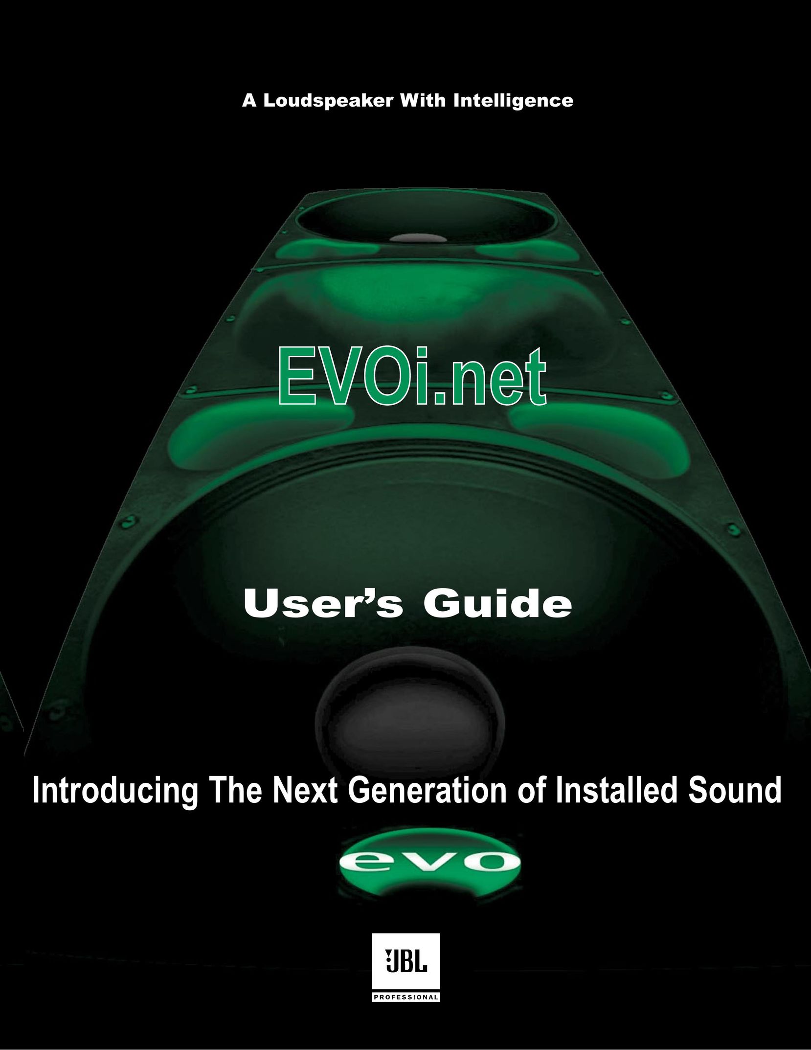 JBL EVOi.net Portable Speaker User Manual