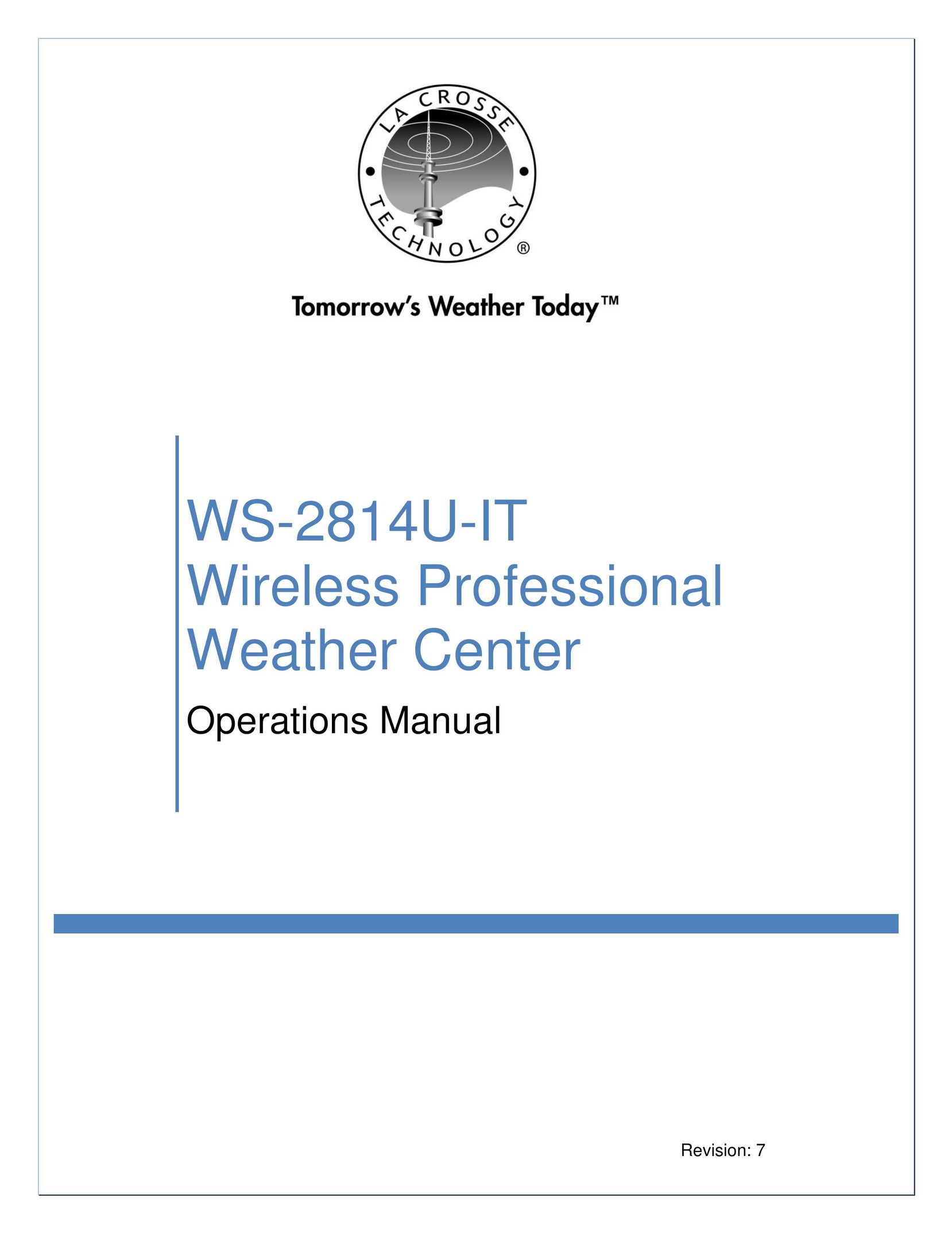 La Crosse Technology WS-2814U-IT Portable Speaker User Manual