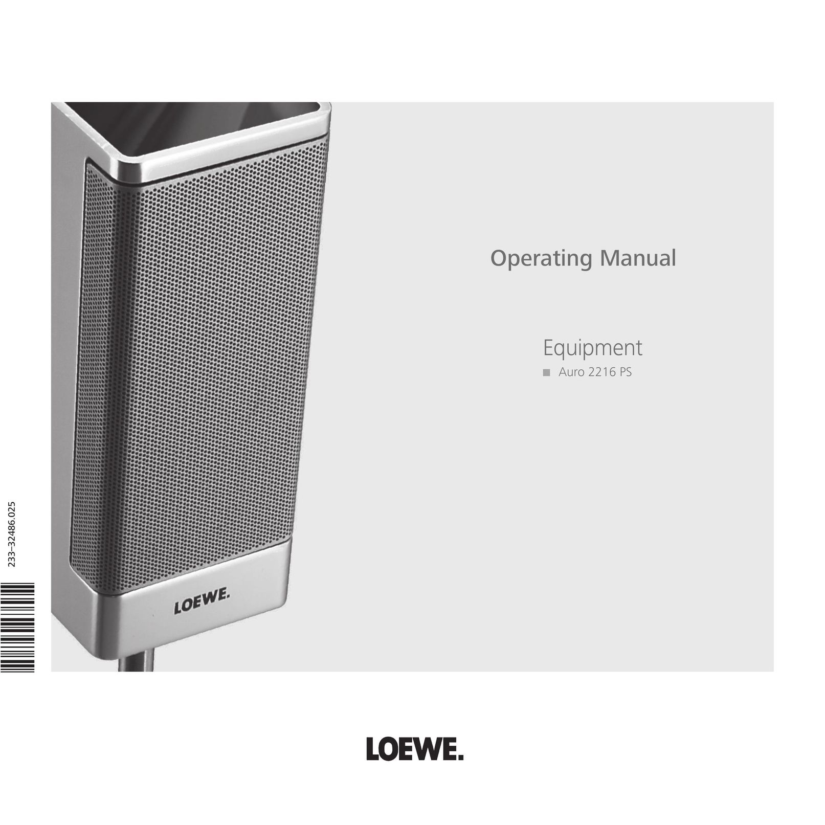Loewe Auro 2216 PS Portable Speaker User Manual