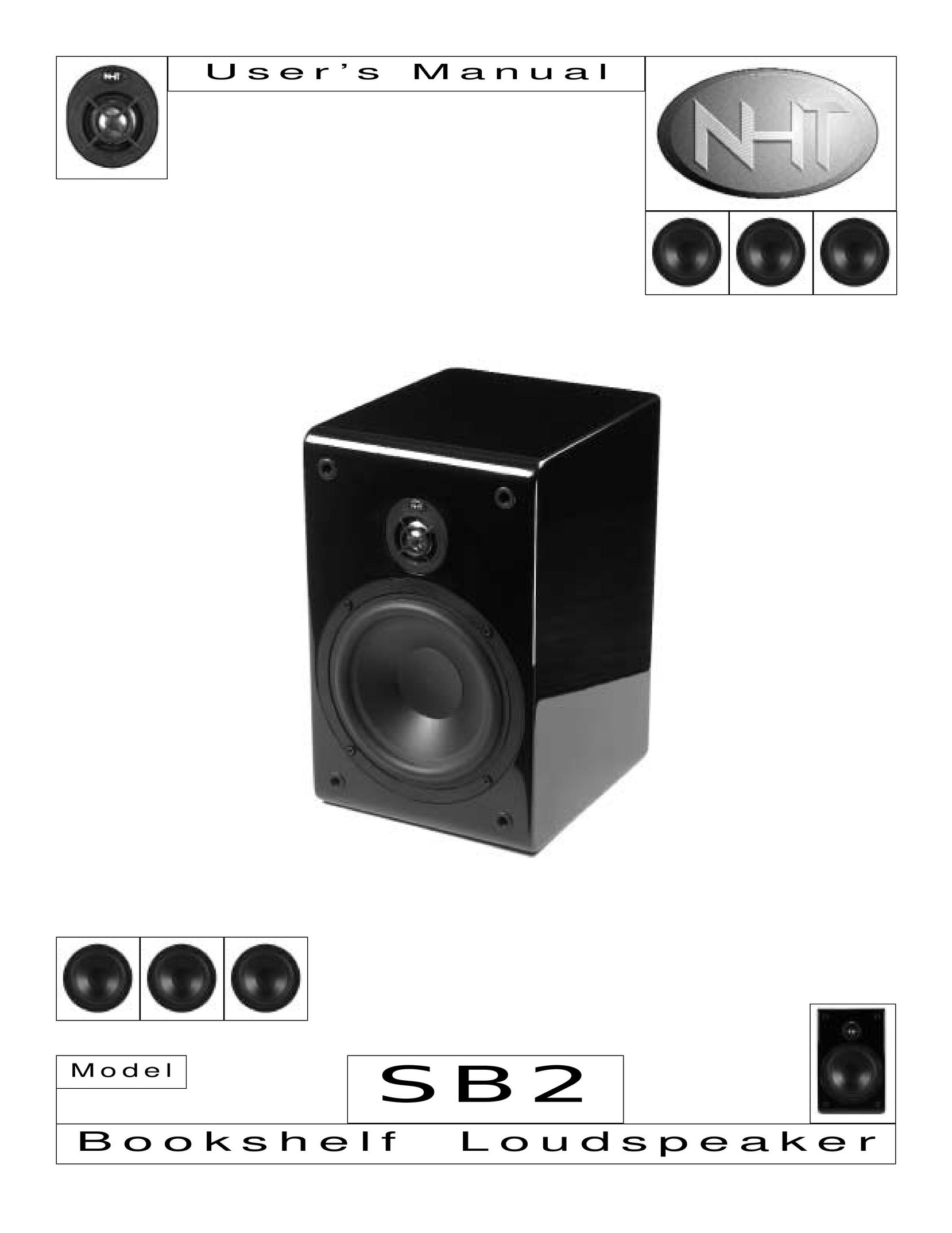 NHT SB2 Portable Speaker User Manual