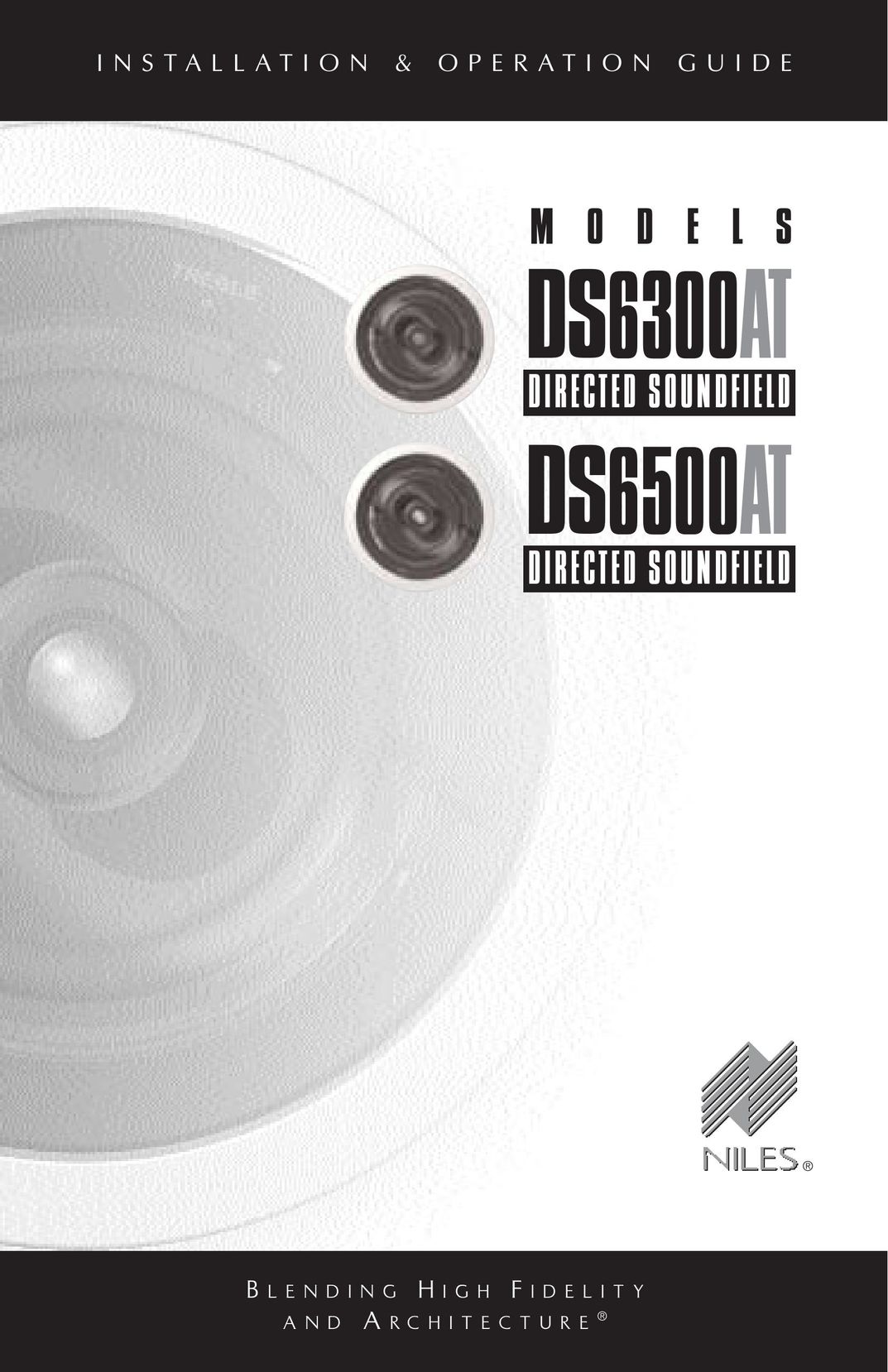 Niles Audio DS6300AT Portable Speaker User Manual