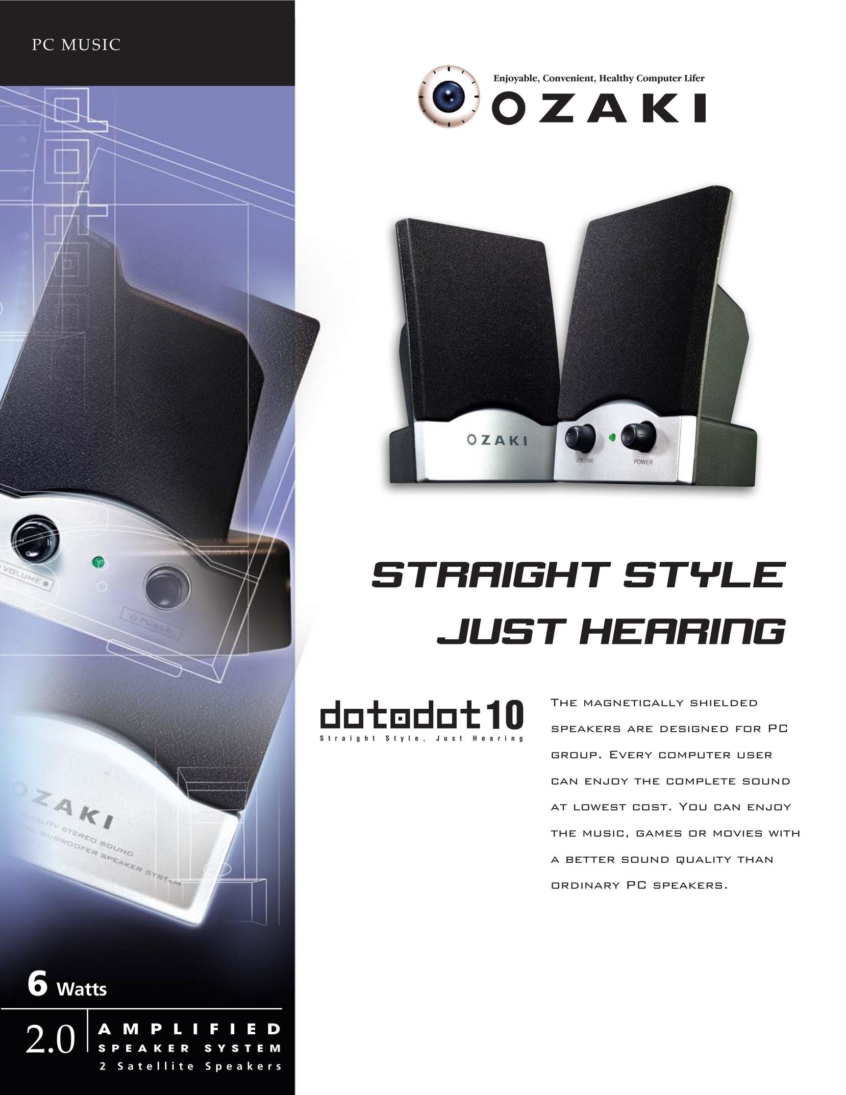 Ozaki Worldwide Dotadot10 Portable Speaker User Manual